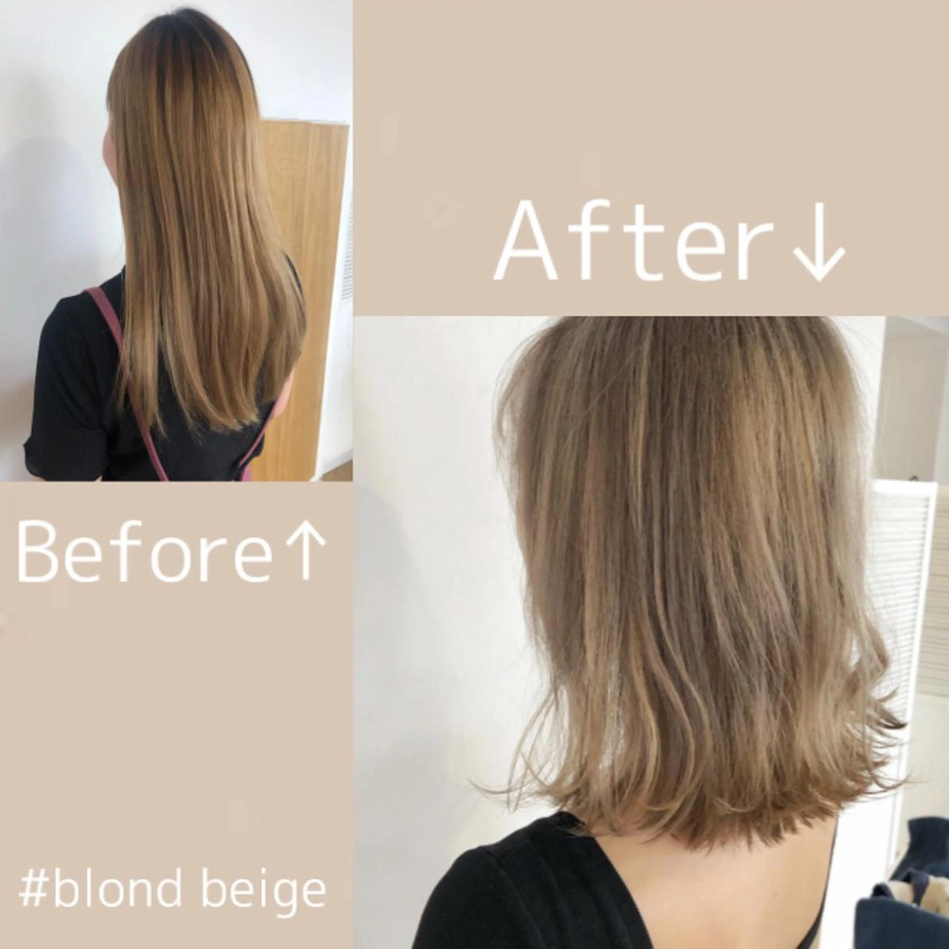 ミディアム カラー ヘアアレンジ ベージュカラー ミルクティーベージュ なつき/艶ピンク/ girly hairのヘアスタイル