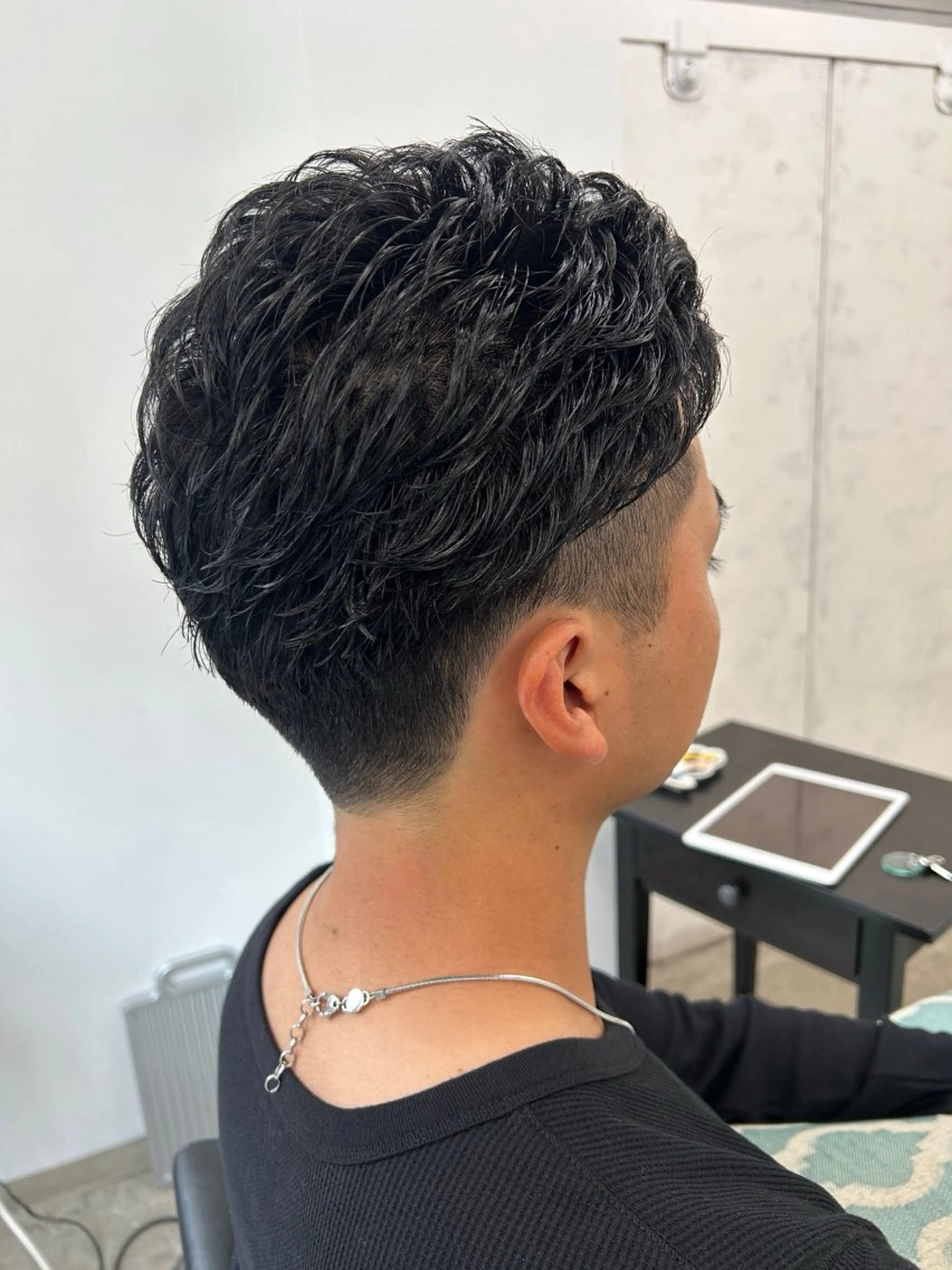 メンズ 透明感カラー・ 髪質改善🩵イケダのヘアスタイル