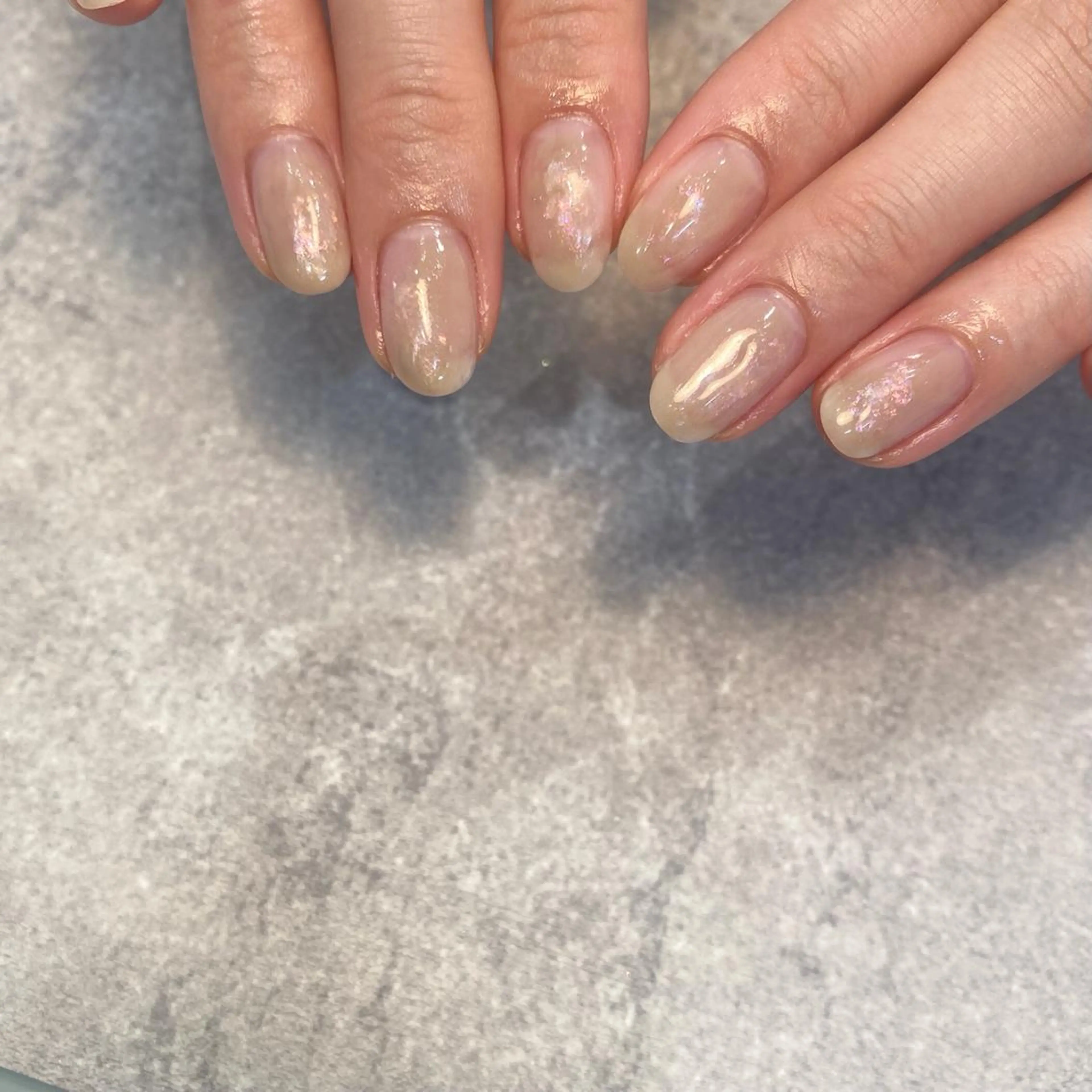 ネイル ハンドネイル NINEnami ニュアンスネイルのネイルデザイン