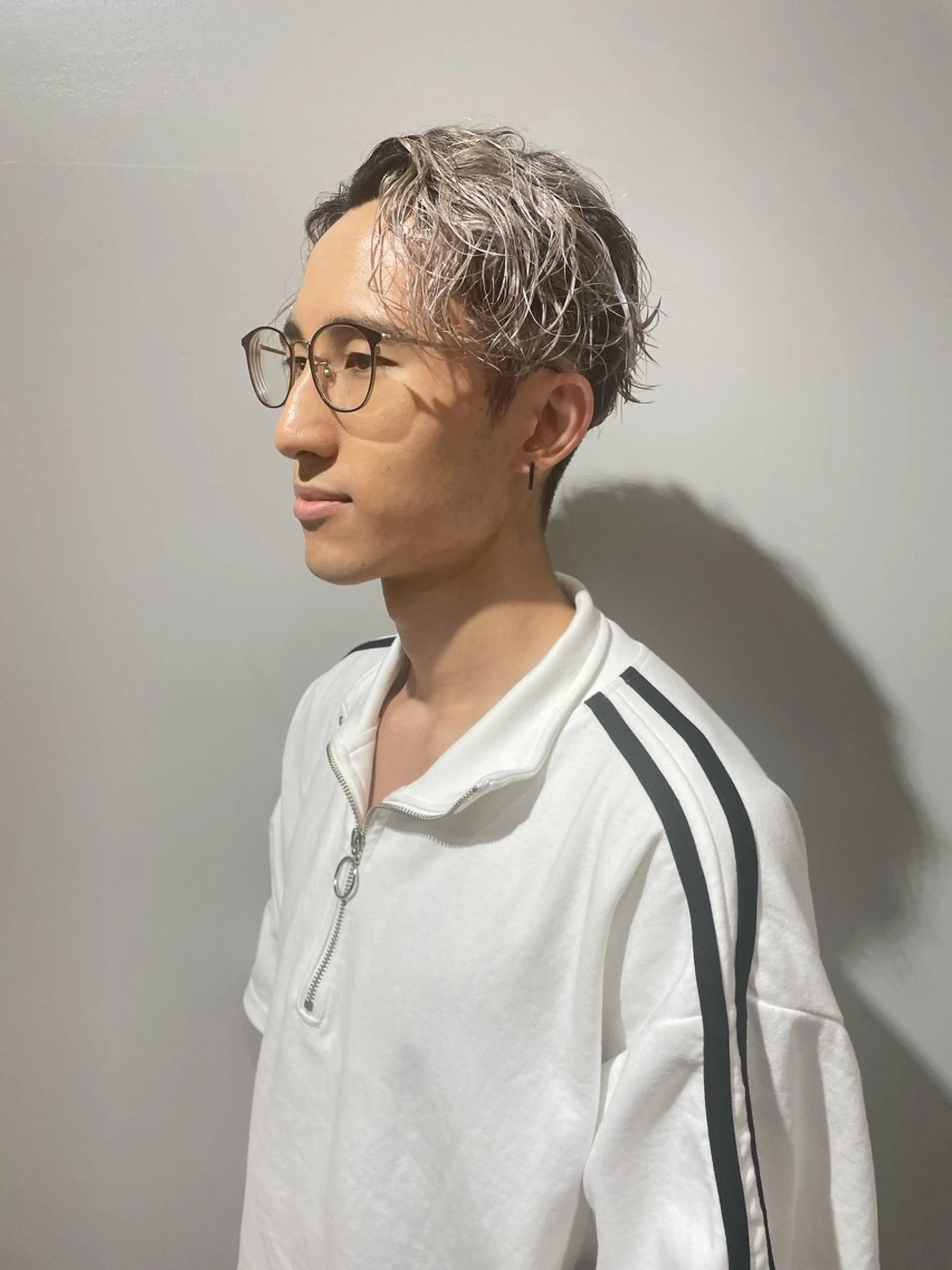 カラー メンズ ハイトーン/ボブ /Riimooaのヘアスタイル