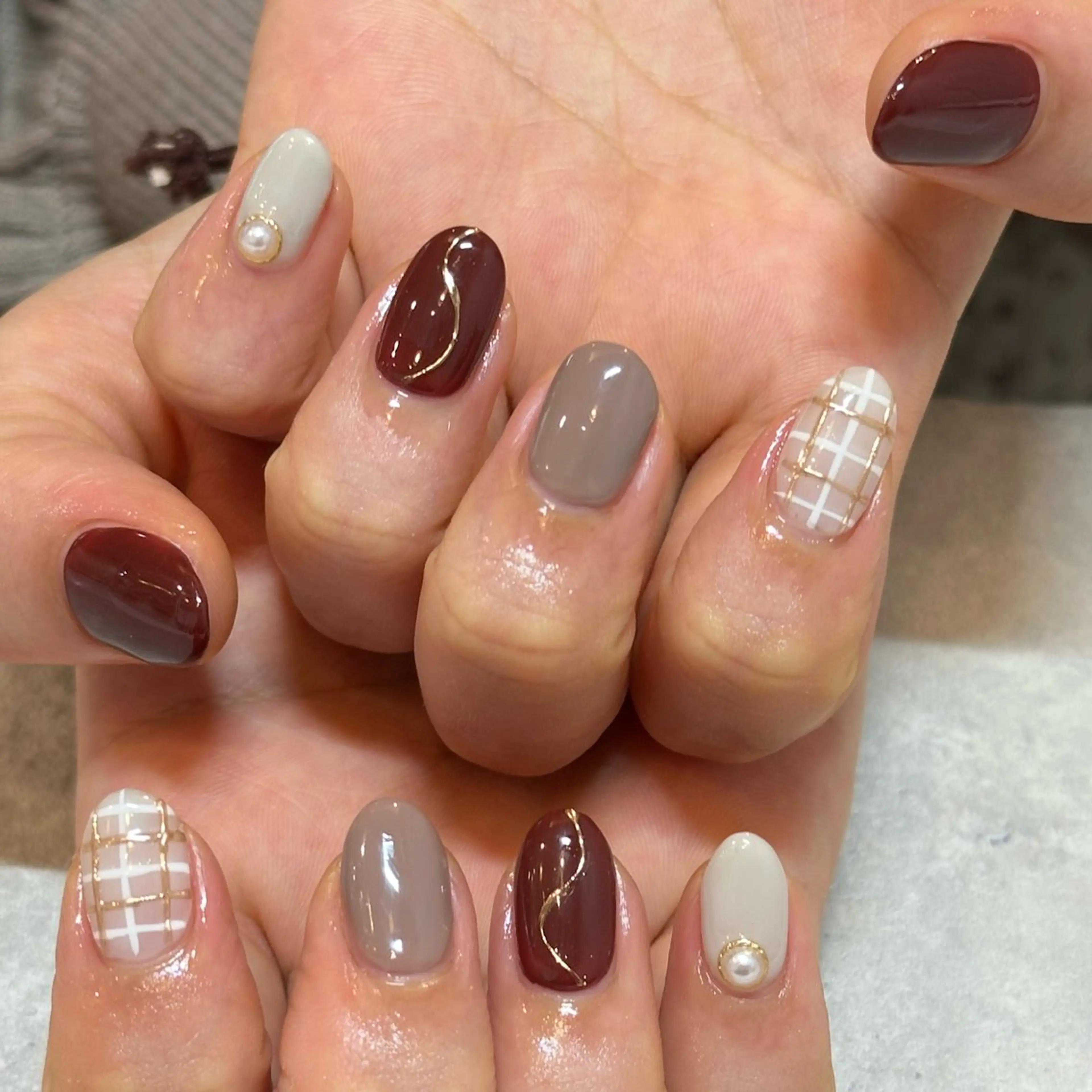 ネイル ハンドネイル ひらい さなのネイルデザイン