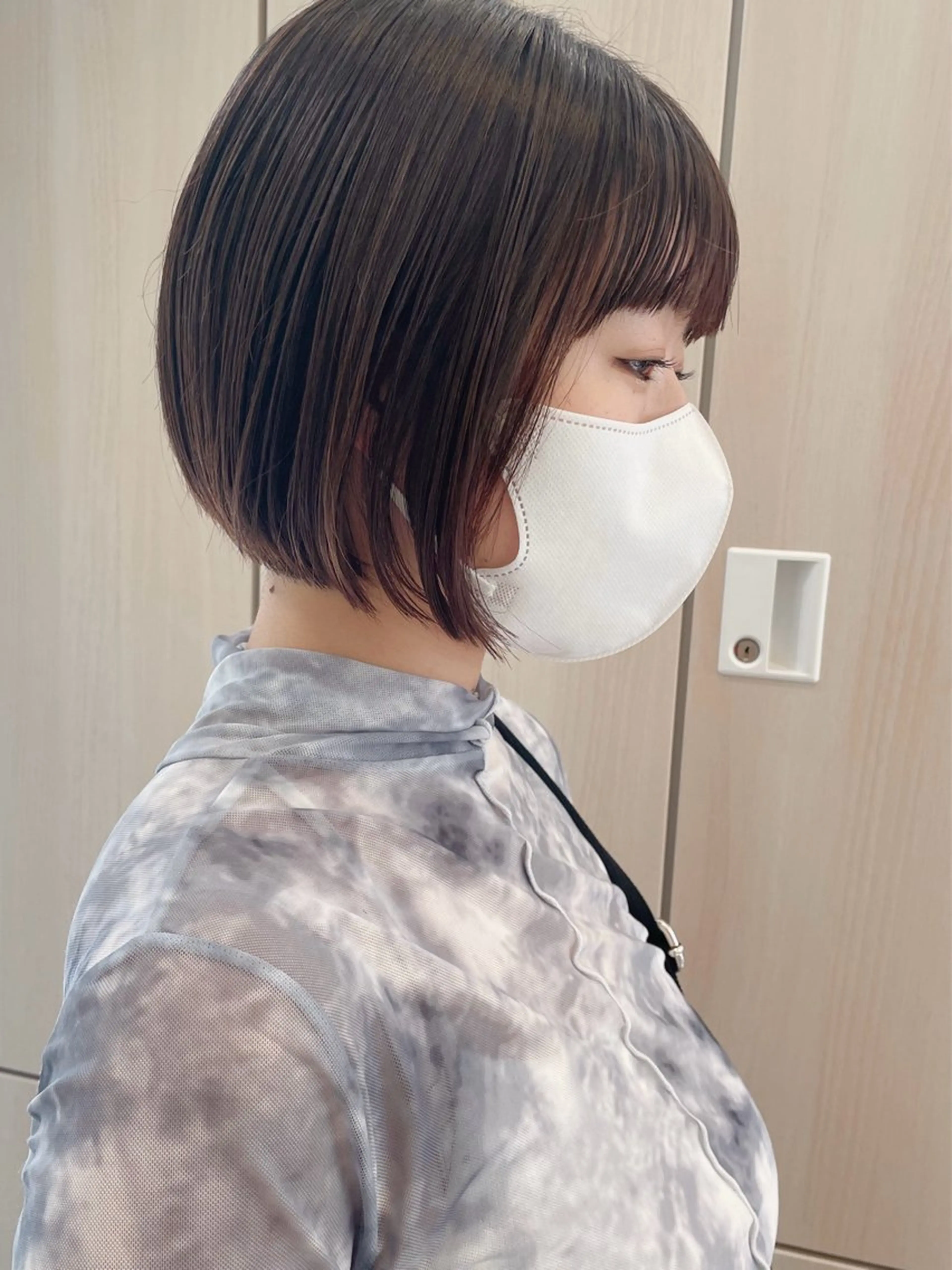 ショート ボブ 伸ばしかけ カット ヘアカラー 【ボブ/個室サロン】 癒し空間mimuraのヘアスタイル