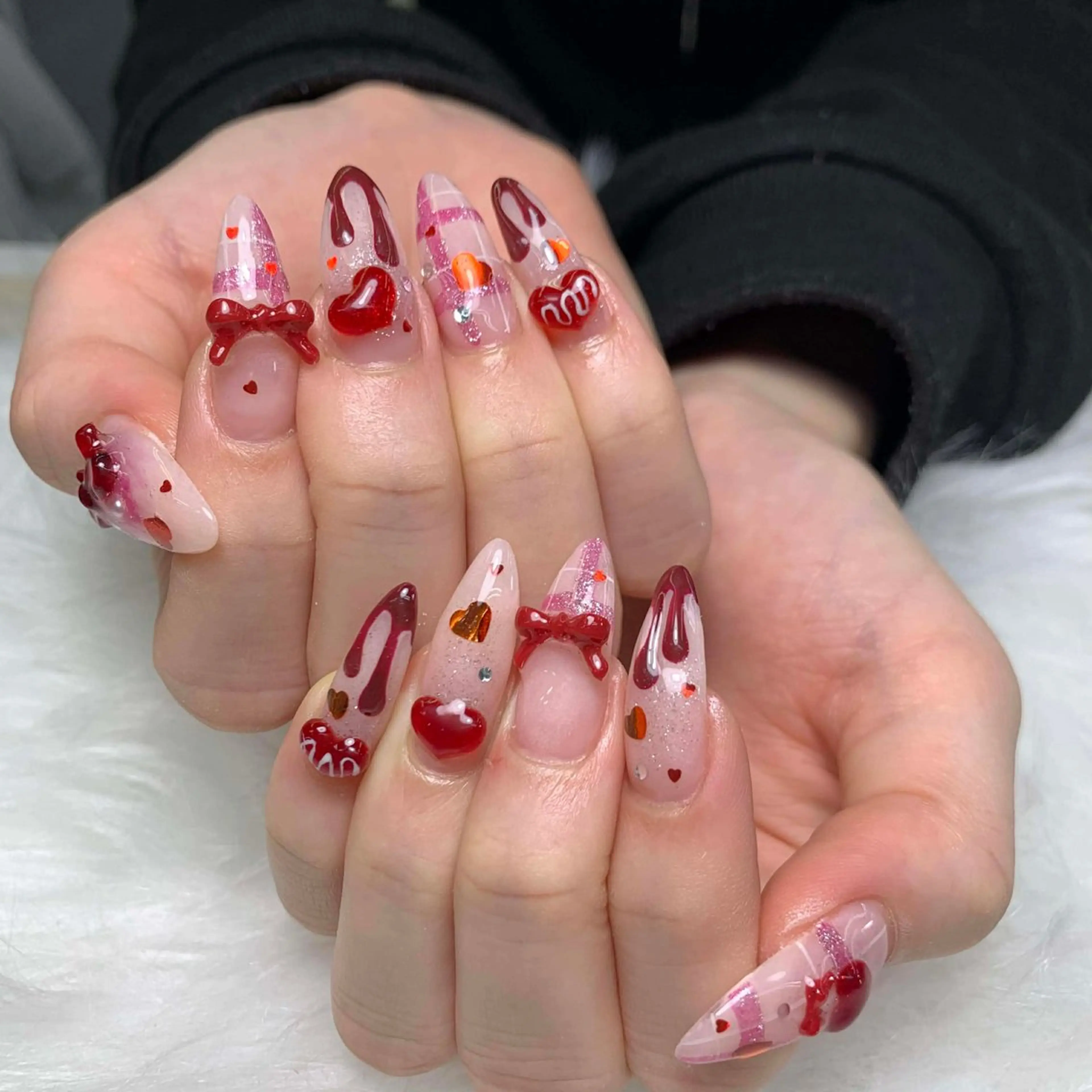 ネイル ハンドネイル いちご chan novaのネイルデザイン