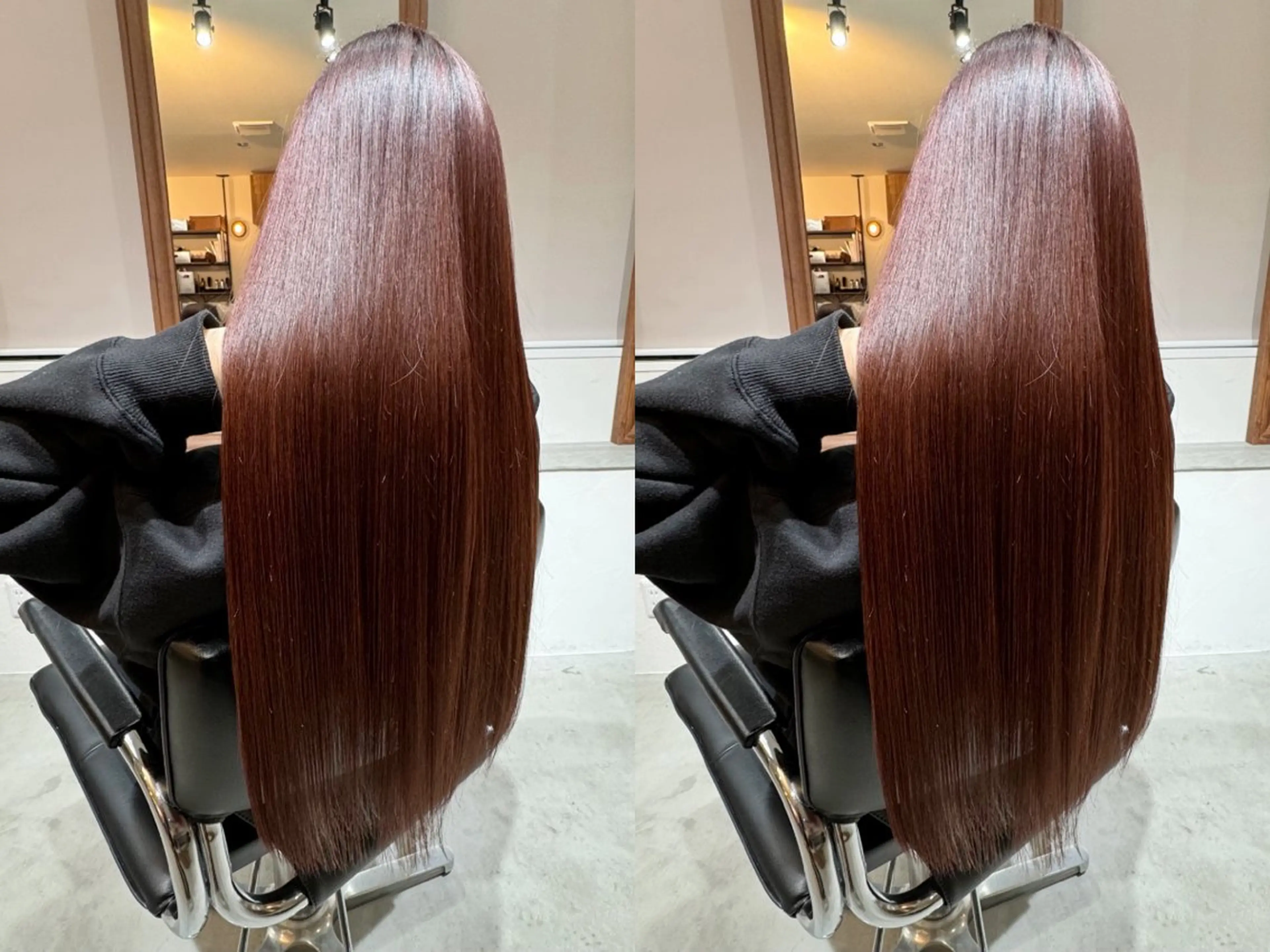 ロング カラー (h)wim ウィムのヘアスタイル