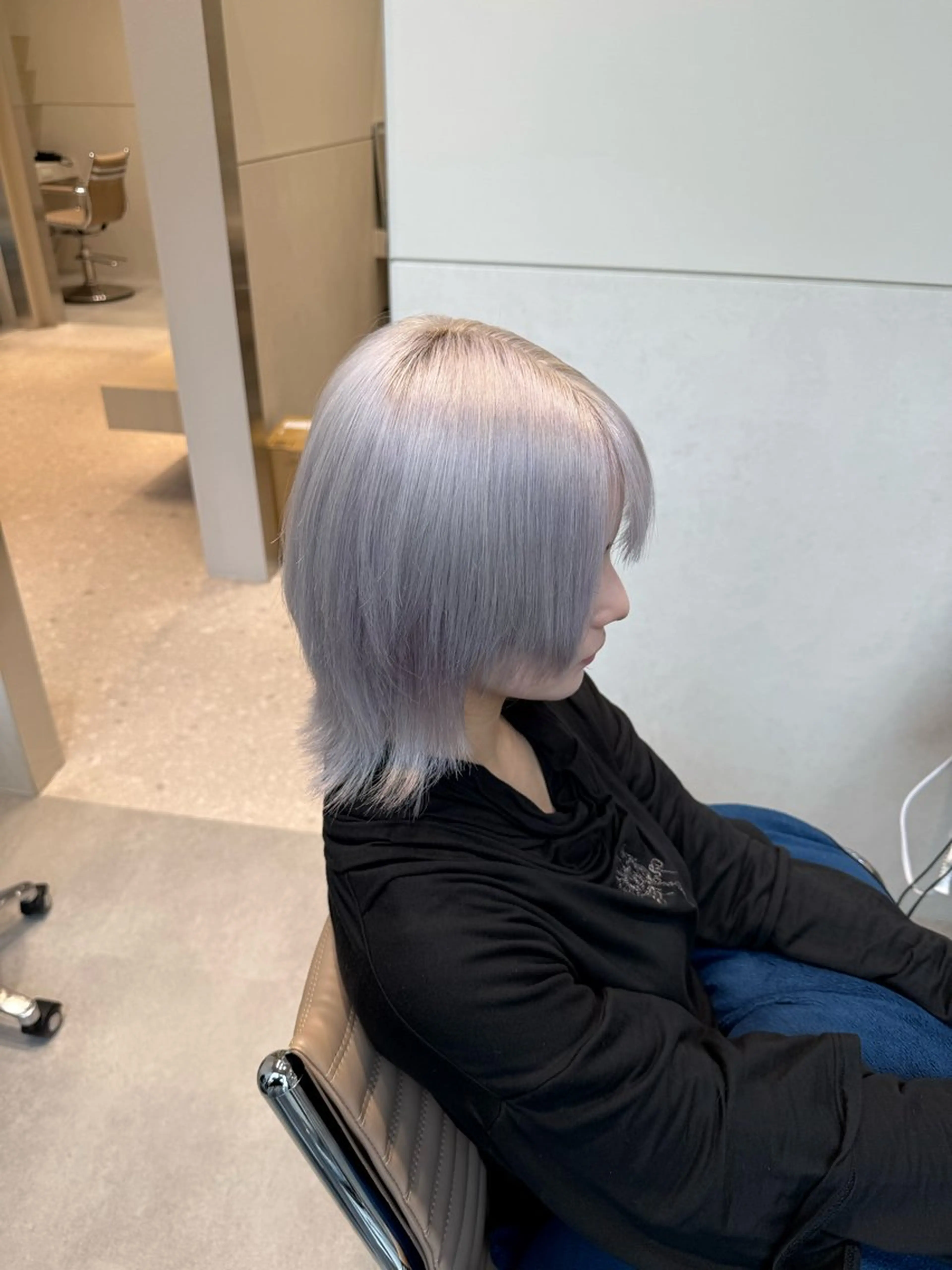 カラー シェビー シェビーのヘアスタイル