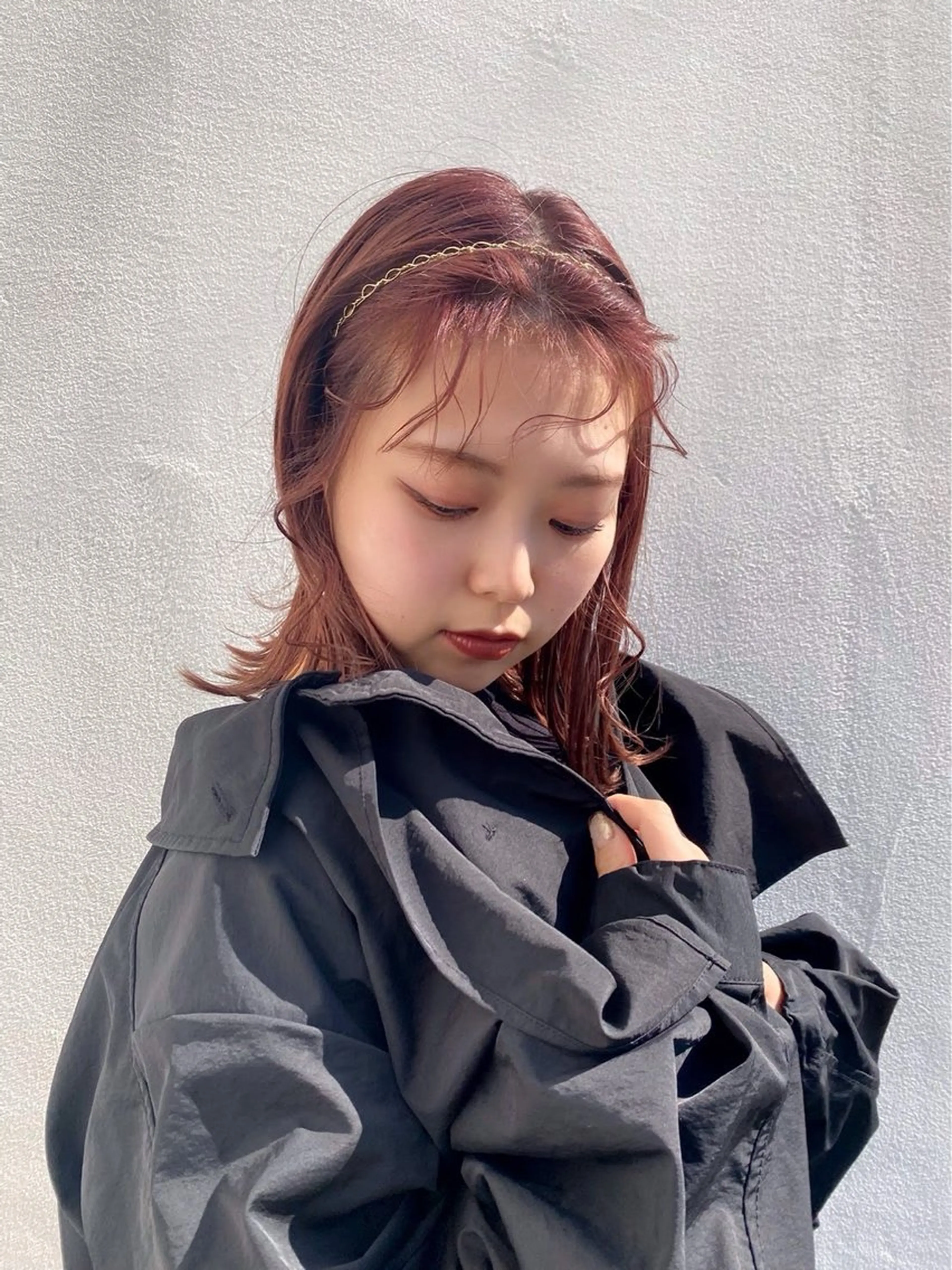 ミディアム カラー ヘアアレンジ kaho🐏🦩 テストモデル募集中のヘアスタイル