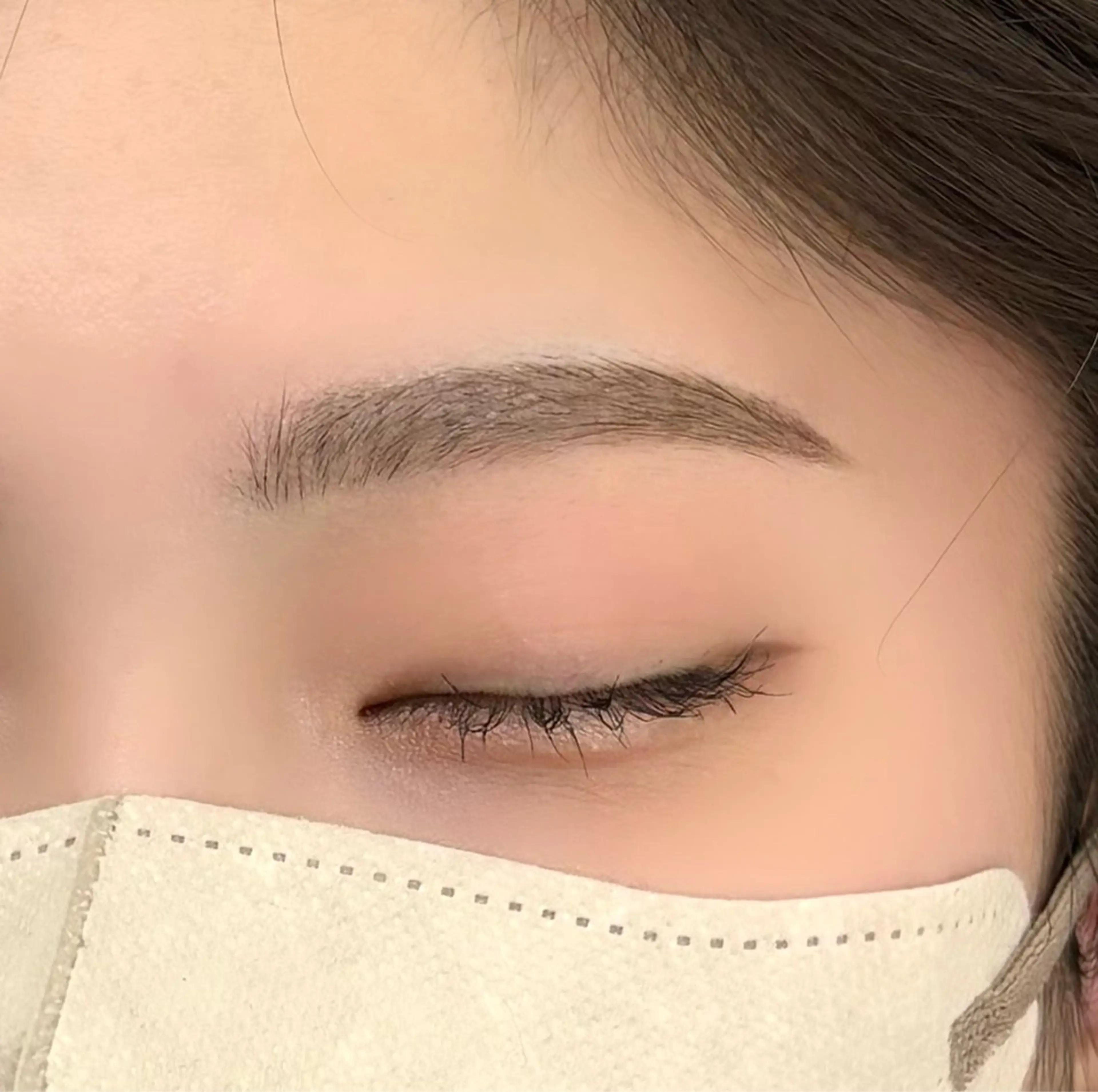 ＜平日✕当日限定🖤＞美眉アイブロウWAX（メイク込）¥2800の写真