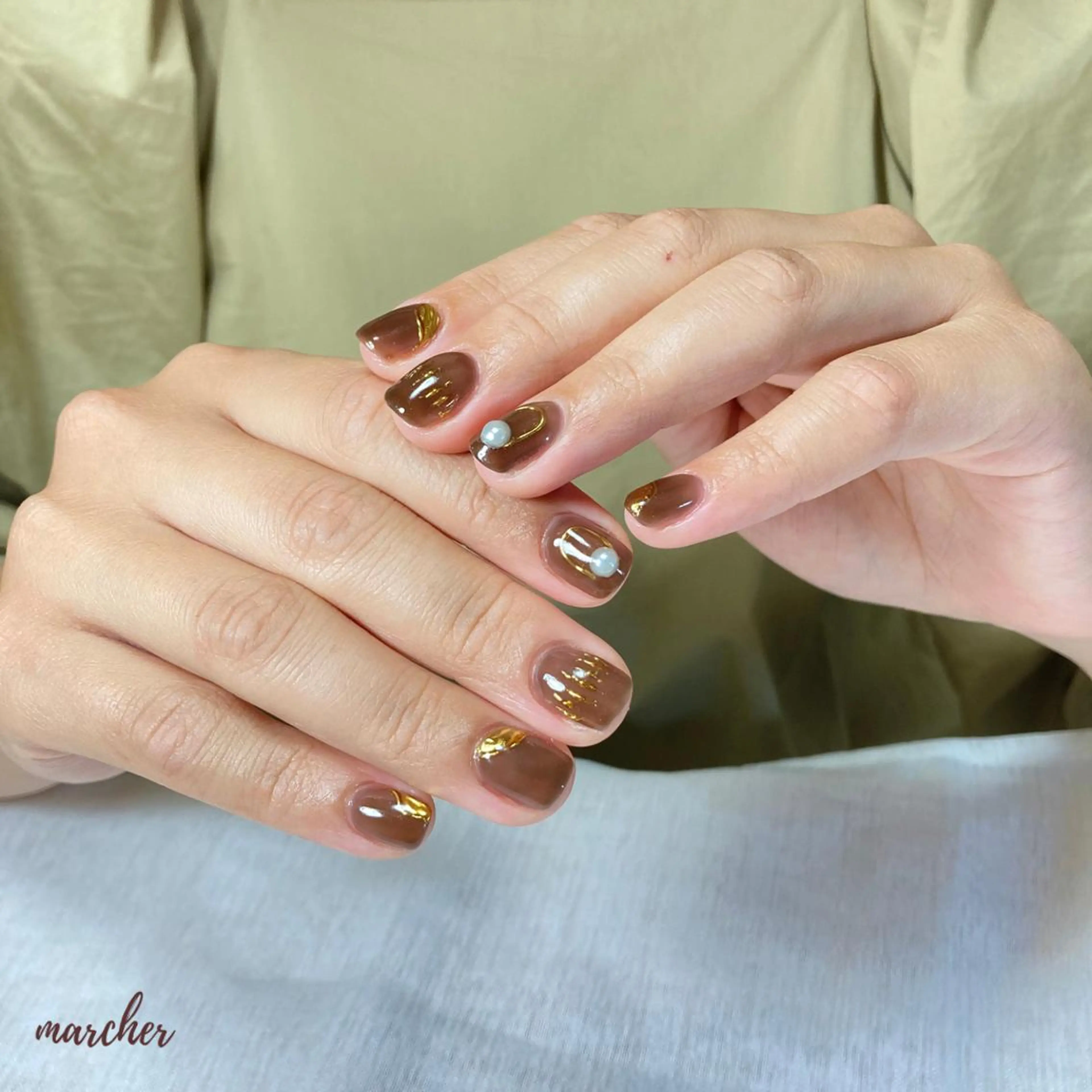 ネイル ハンドネイル Nailbeauty marcherのネイルデザイン