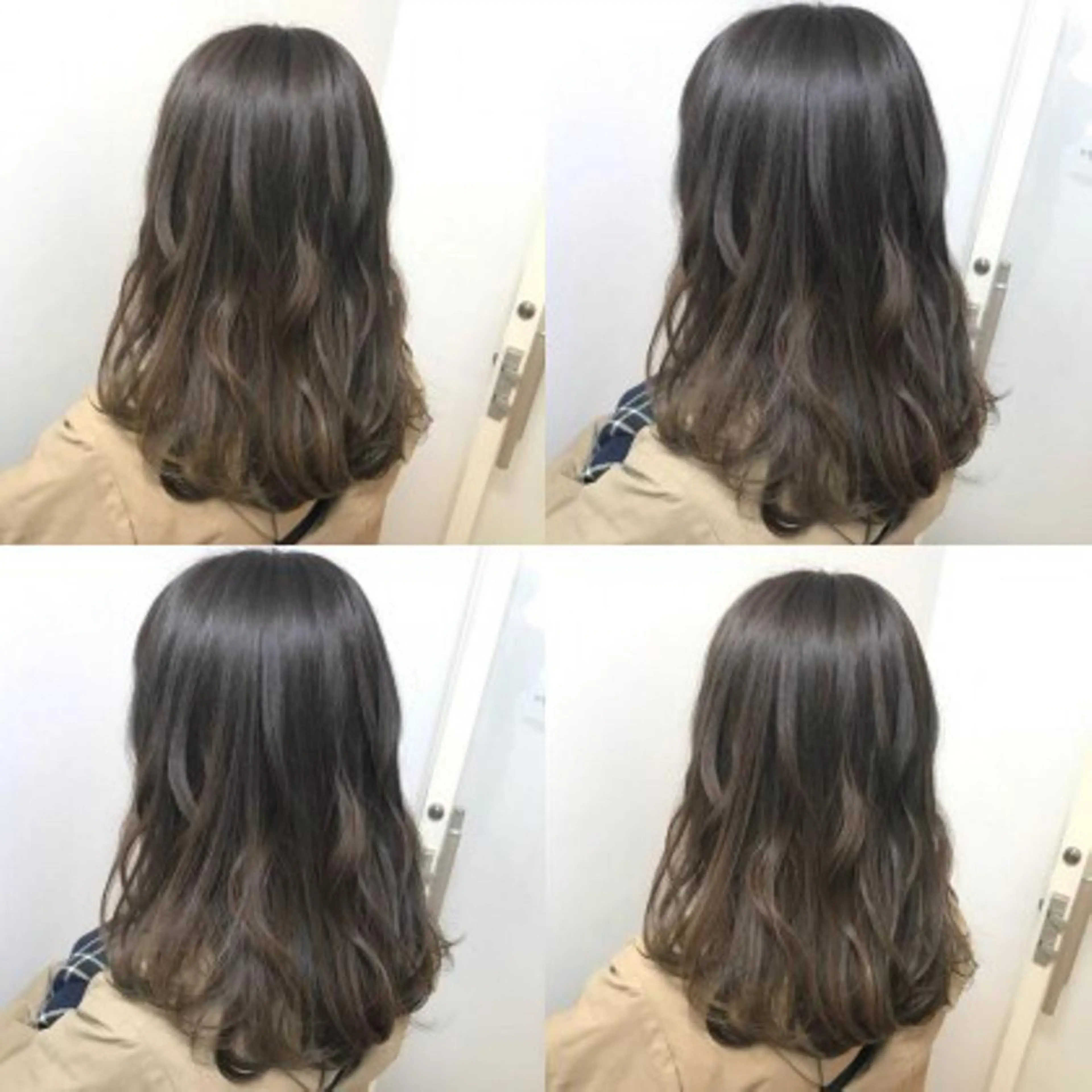 ミディアム カラー sharesalon セキケイタのヘアスタイル
