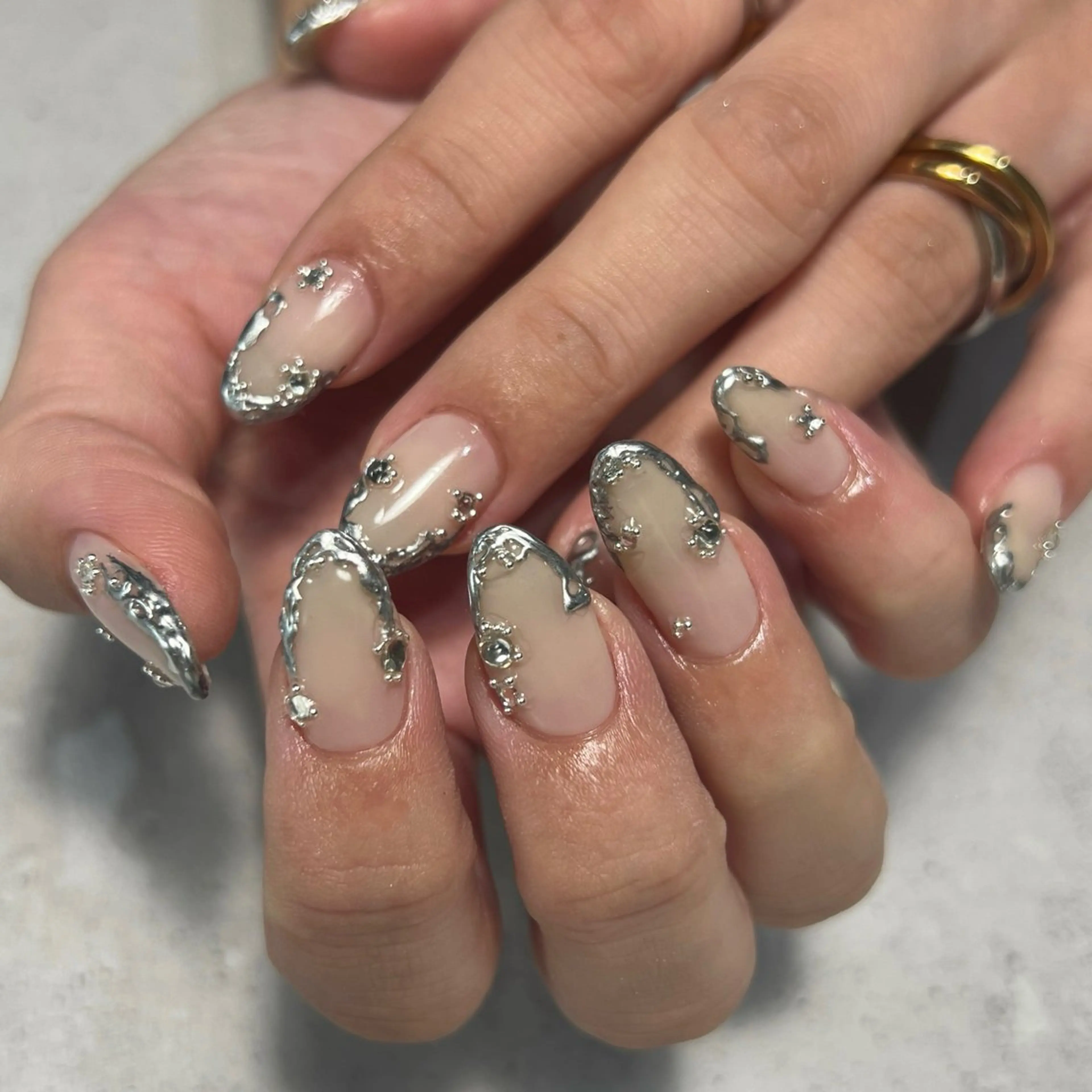 ネイル シルバー ロイ ネイルのその他イメージ