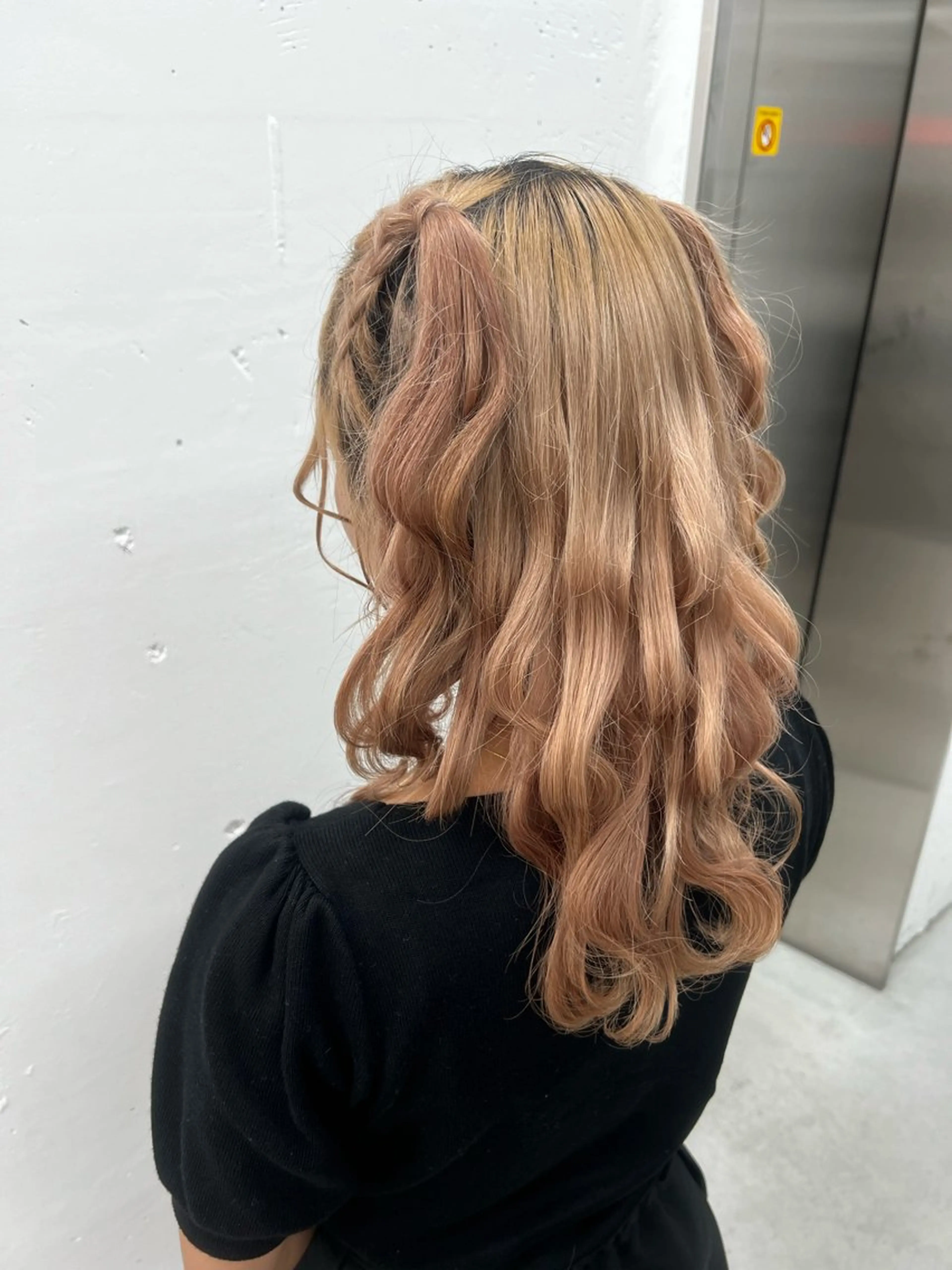 セミロング カラー ヘアアレンジ 🎀ちさ🎀 JILLSTUDIOのヘアスタイル