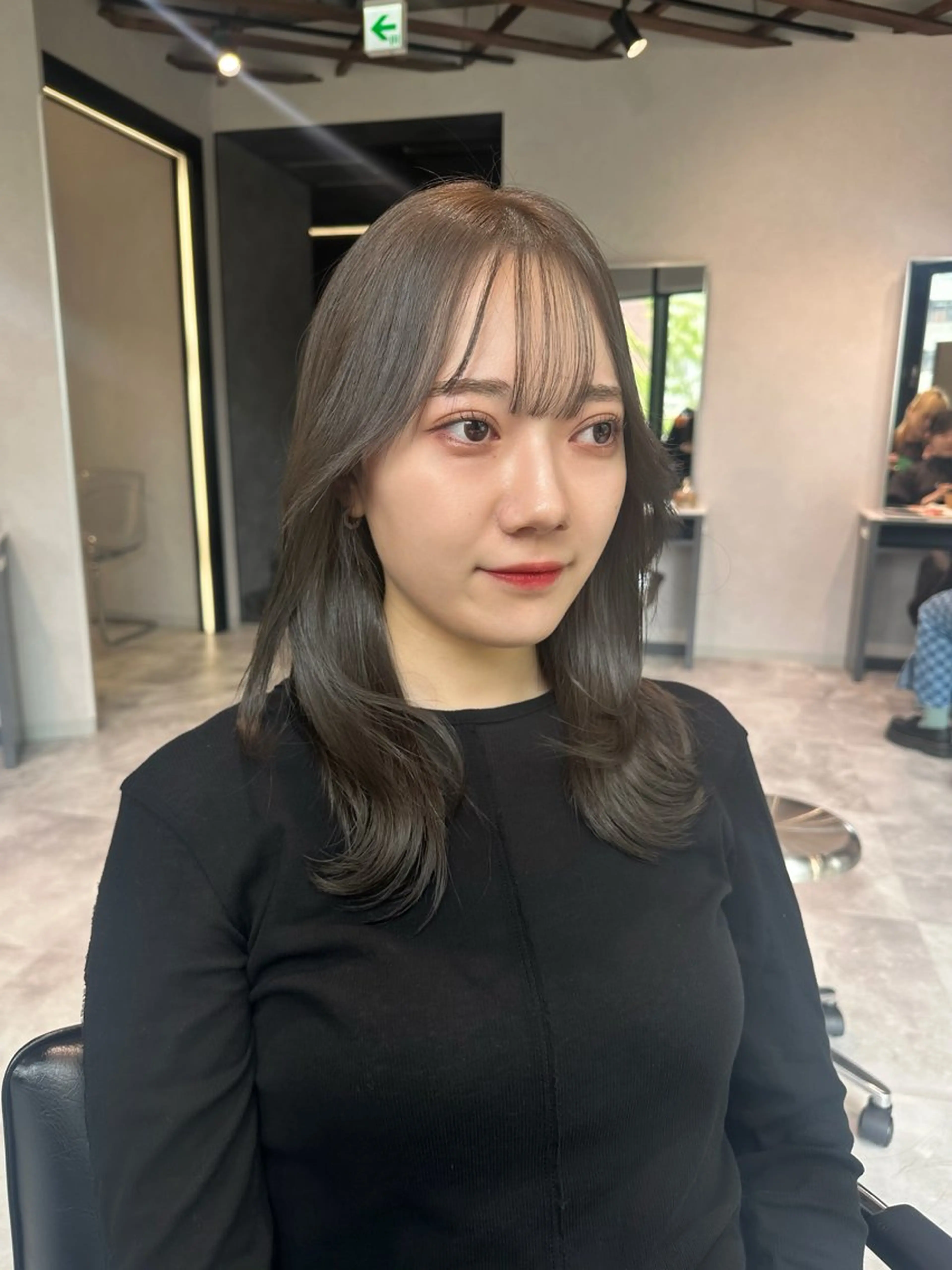 ミディアム 寺川留以 /カットモデル募集中のヘアスタイル