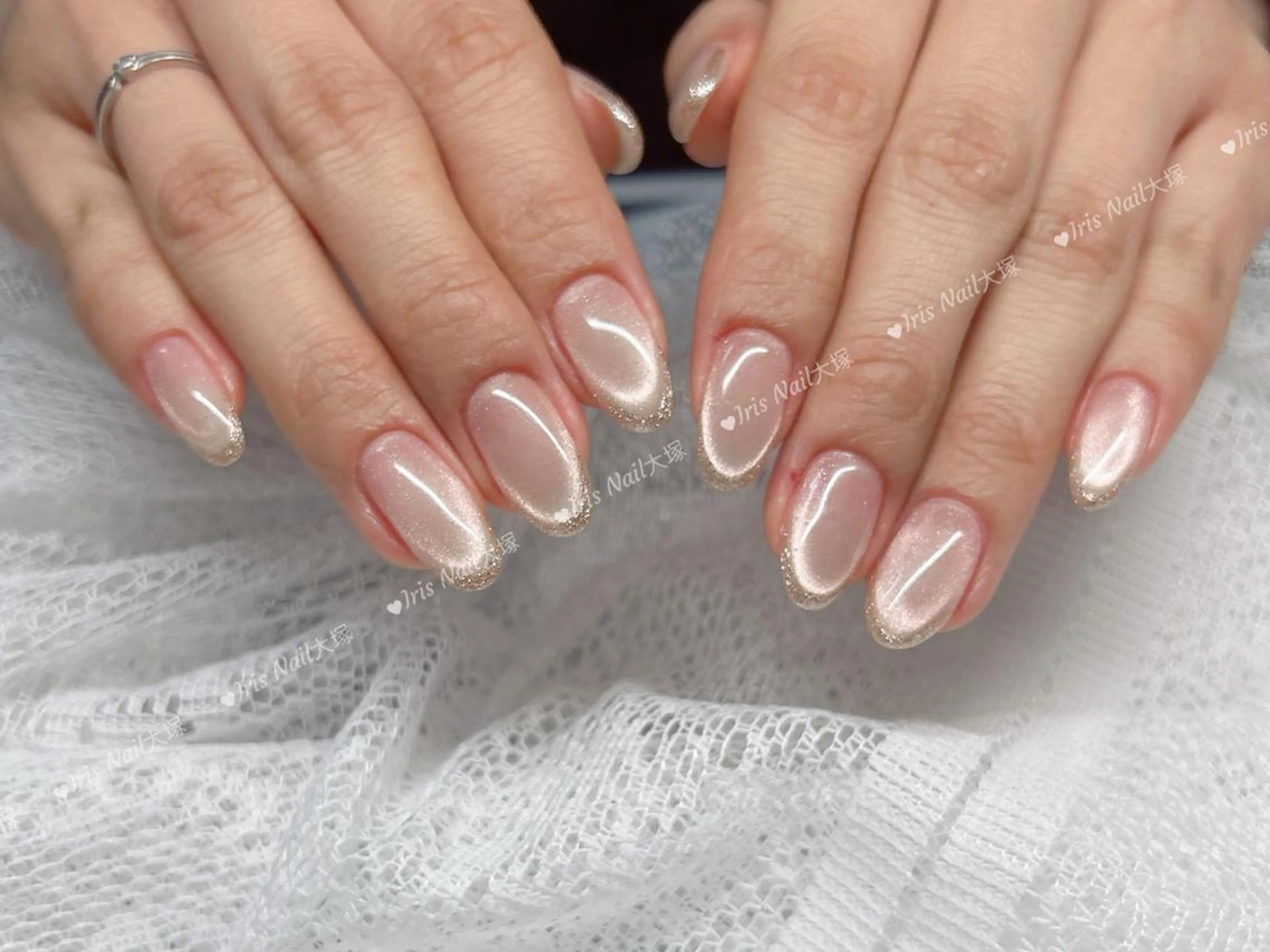 ネイル フレンチネイル ハンドネイル ハンドケア IRIS NAIL大塚のネイルデザイン