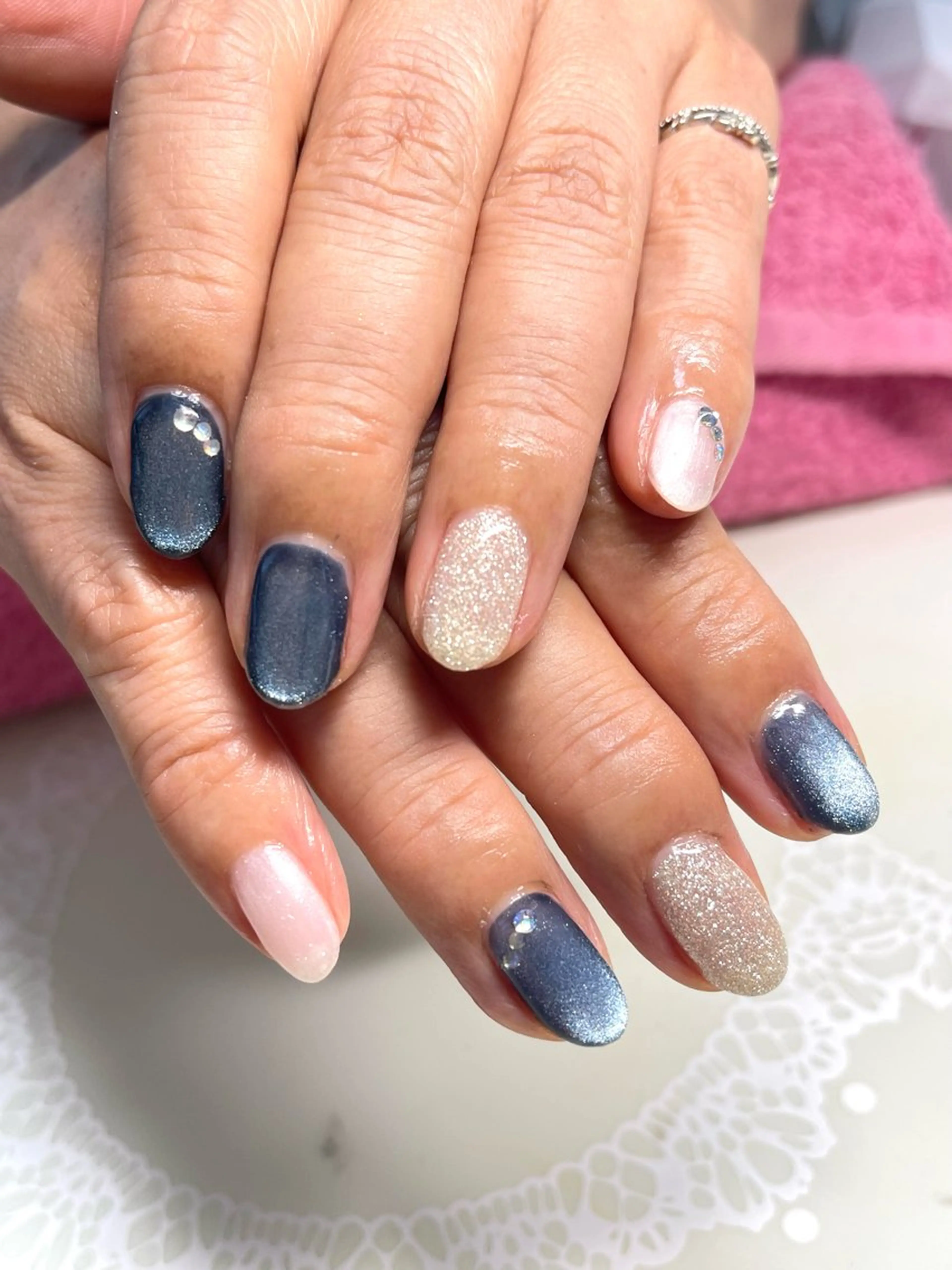 ネイル マグネットネイル Flora nailのネイルデザイン