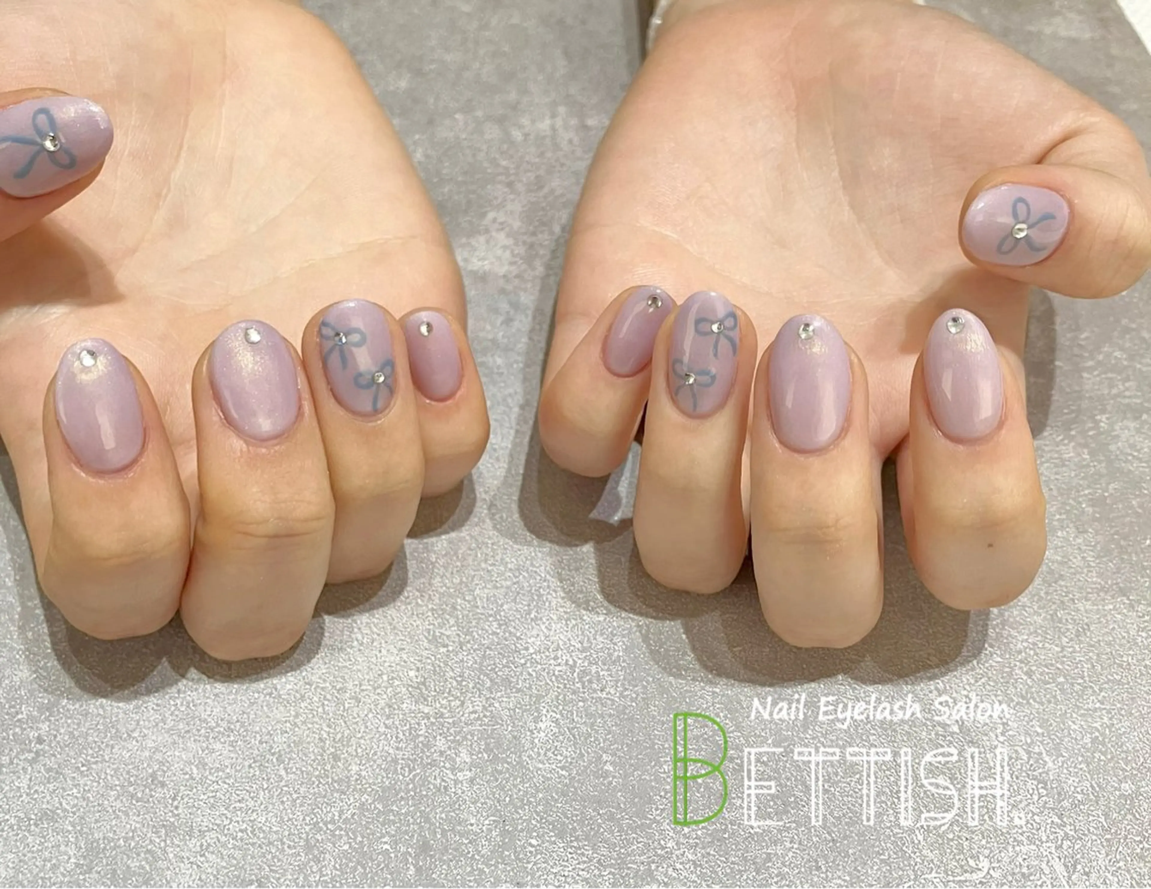 ネイル ブルー パープル ハンドネイル BETTISH. KUMIKO☺︎︎のネイルデザイン