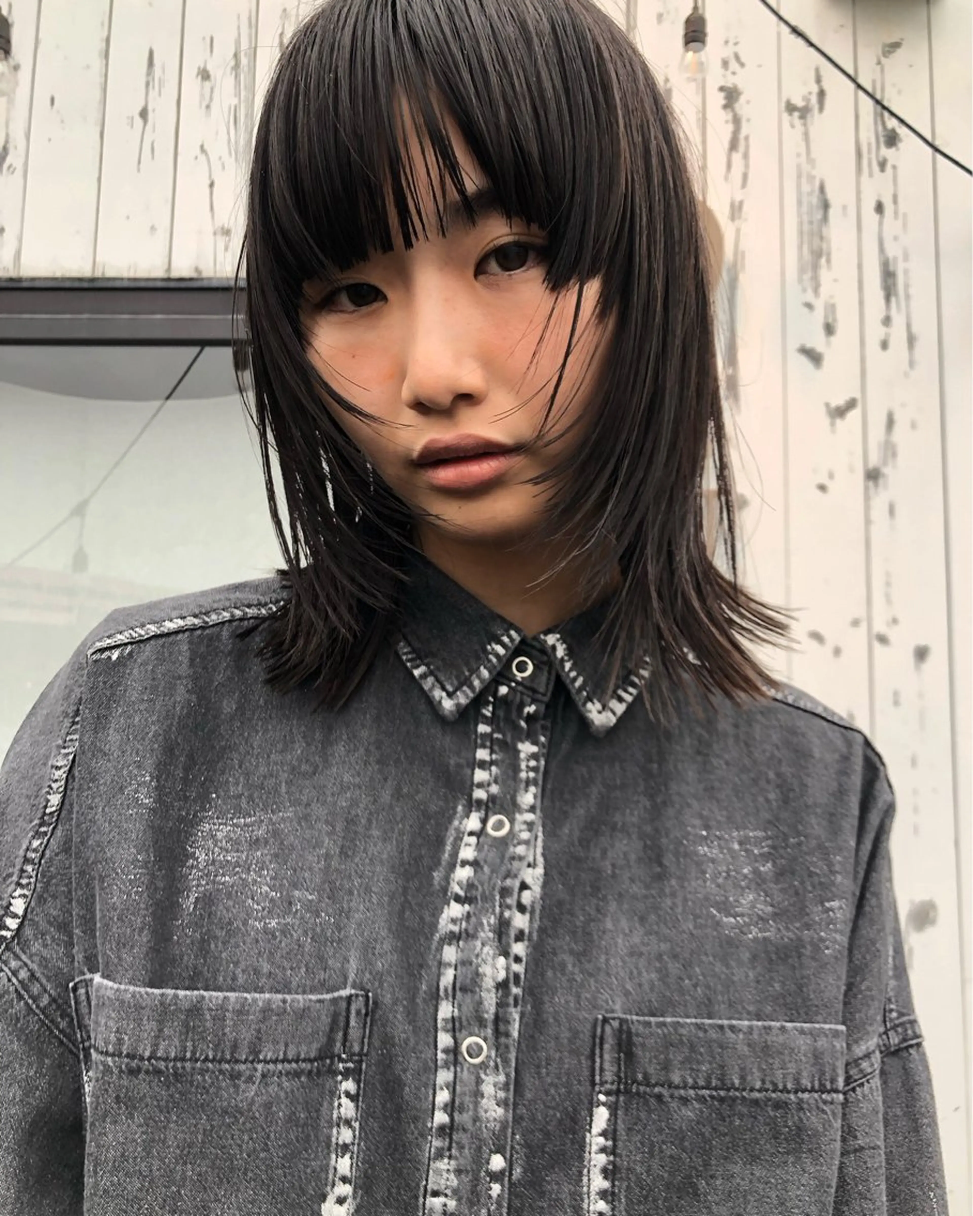 ミディアム カラー デザインカット🎨 ボブ🫟おざきのヘアスタイル