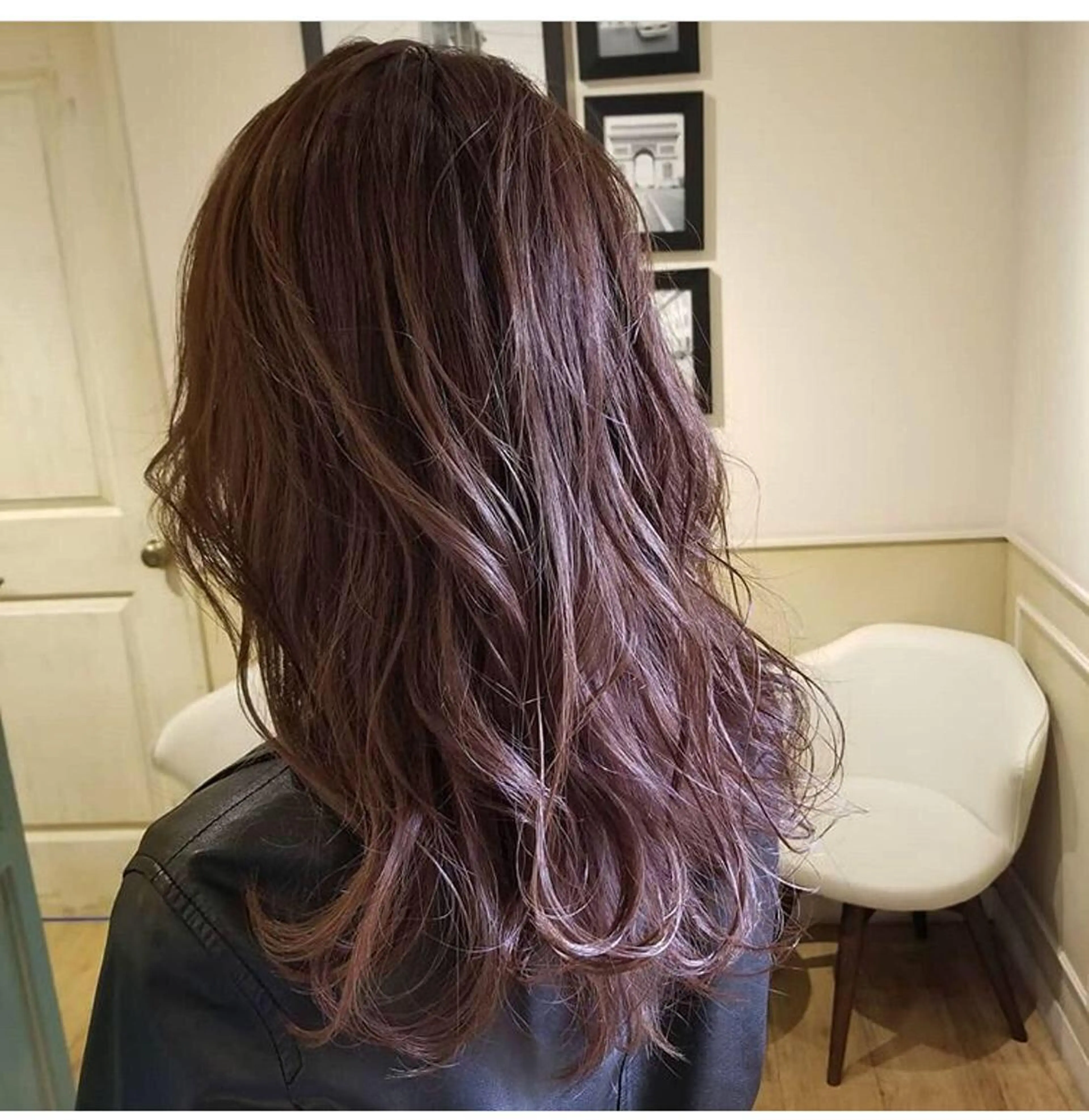 ロング カラー カット ヘアカラー 髪質改善×矯正🫧 韓国ヘアasamiのヘアスタイル