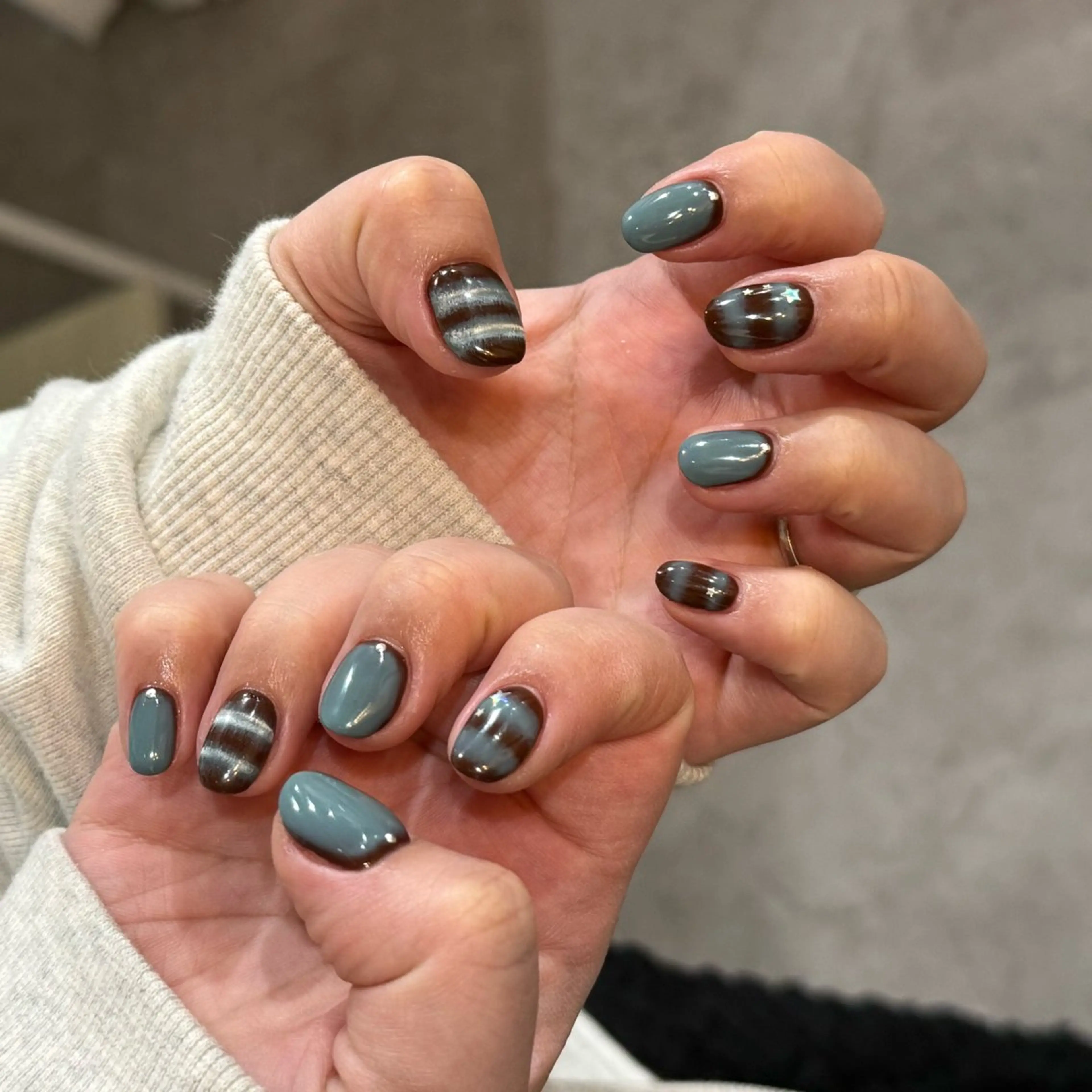 ネイル ハンドネイル キャッツアイ東京 武島のネイルデザイン