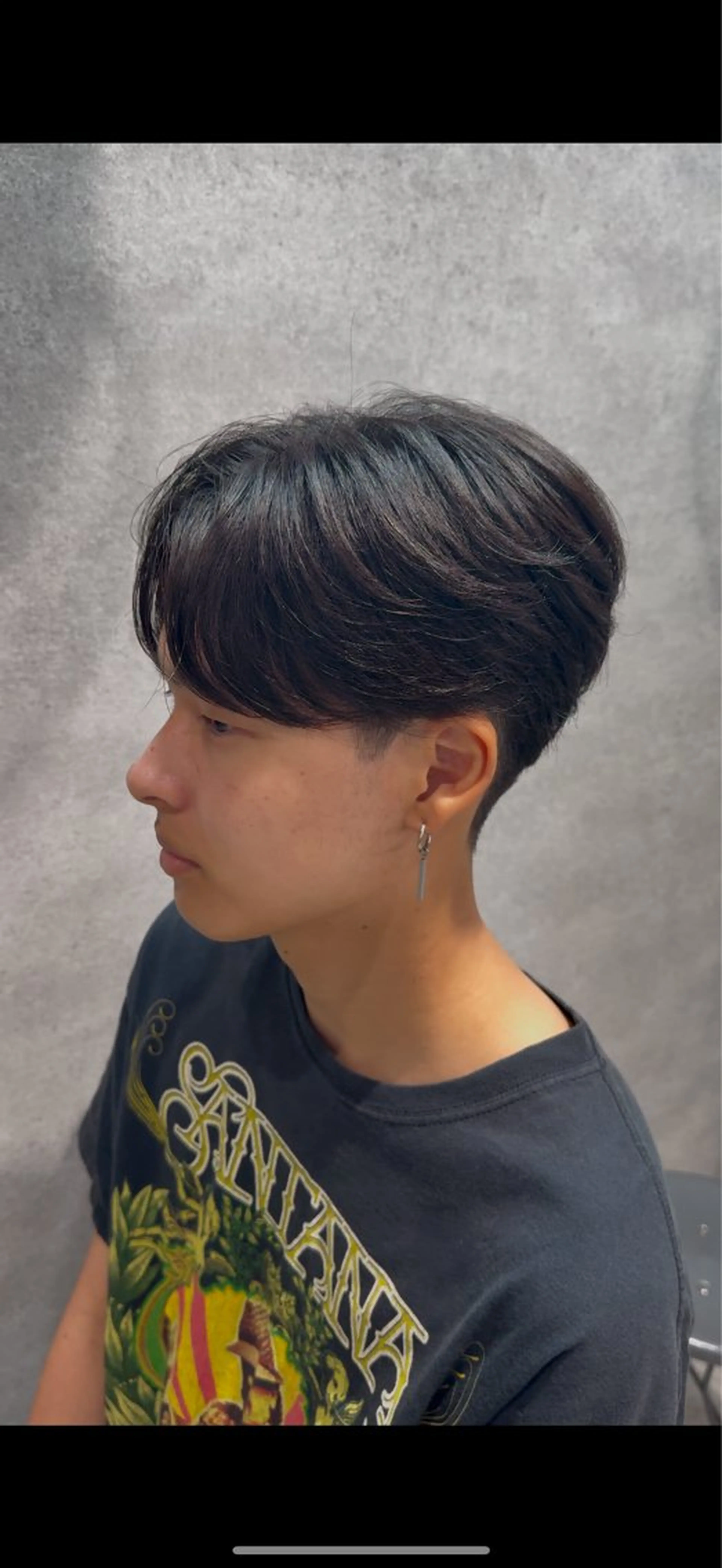 ショート パーマ ヘアアレンジ メンズ カット パーマ ヘアセット Ryo横浜韓国ヘア/ ハイトーン/縮毛矯正のヘアスタイル