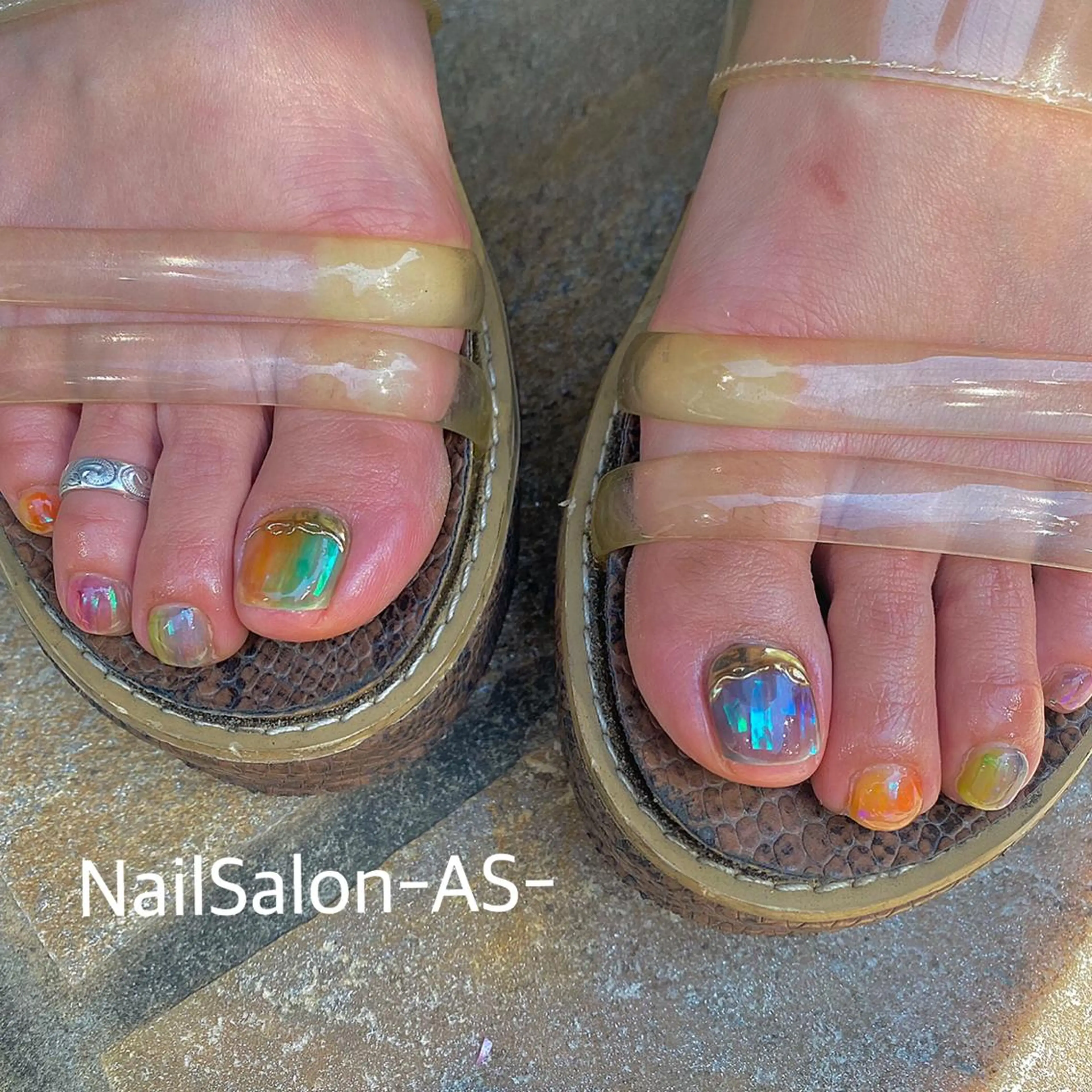 ネイル フットネイル Nail Salon as-アス-のネイルデザイン