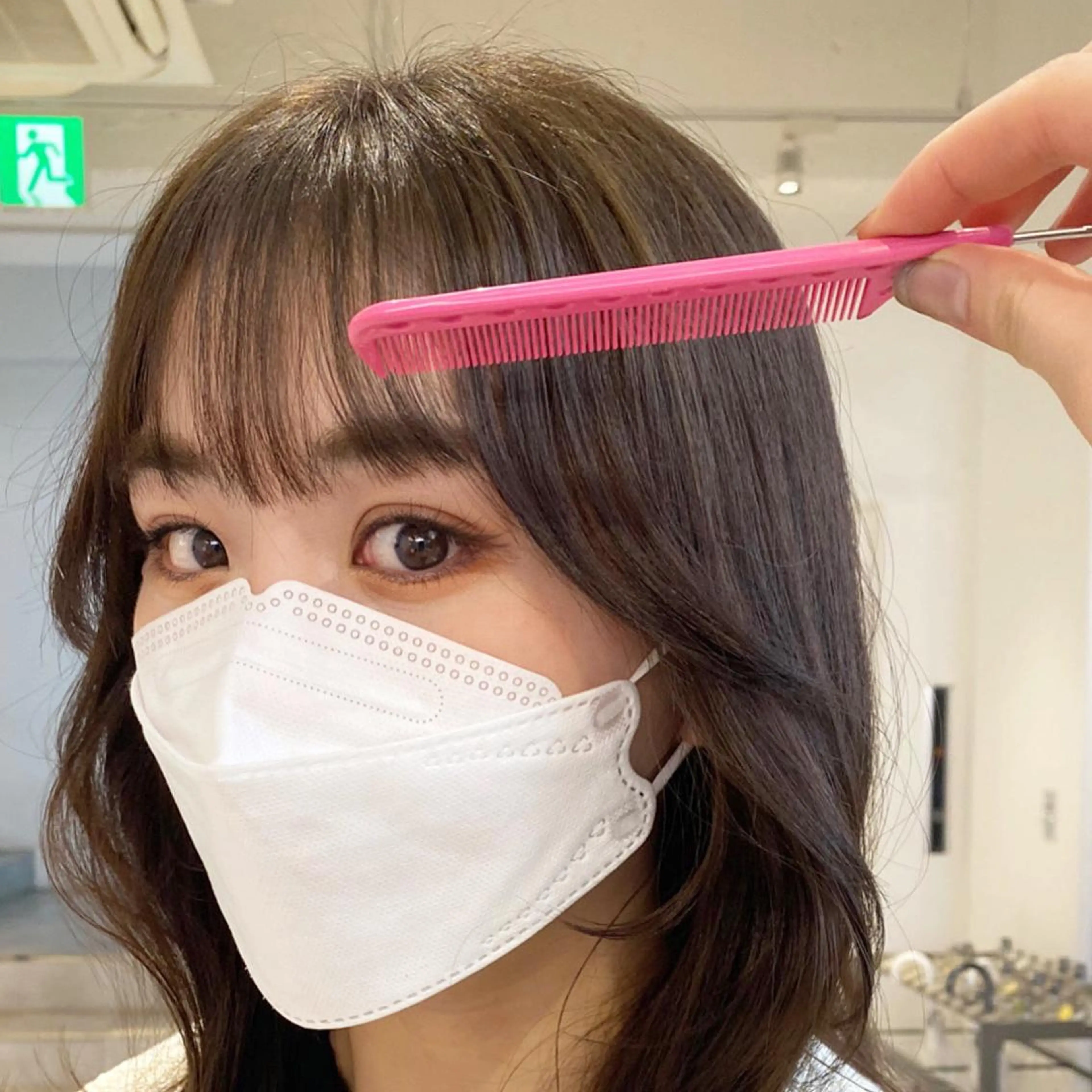 ミディアム カット 🐈‍⬛韓国ヘア カノン♥️のヘアスタイル