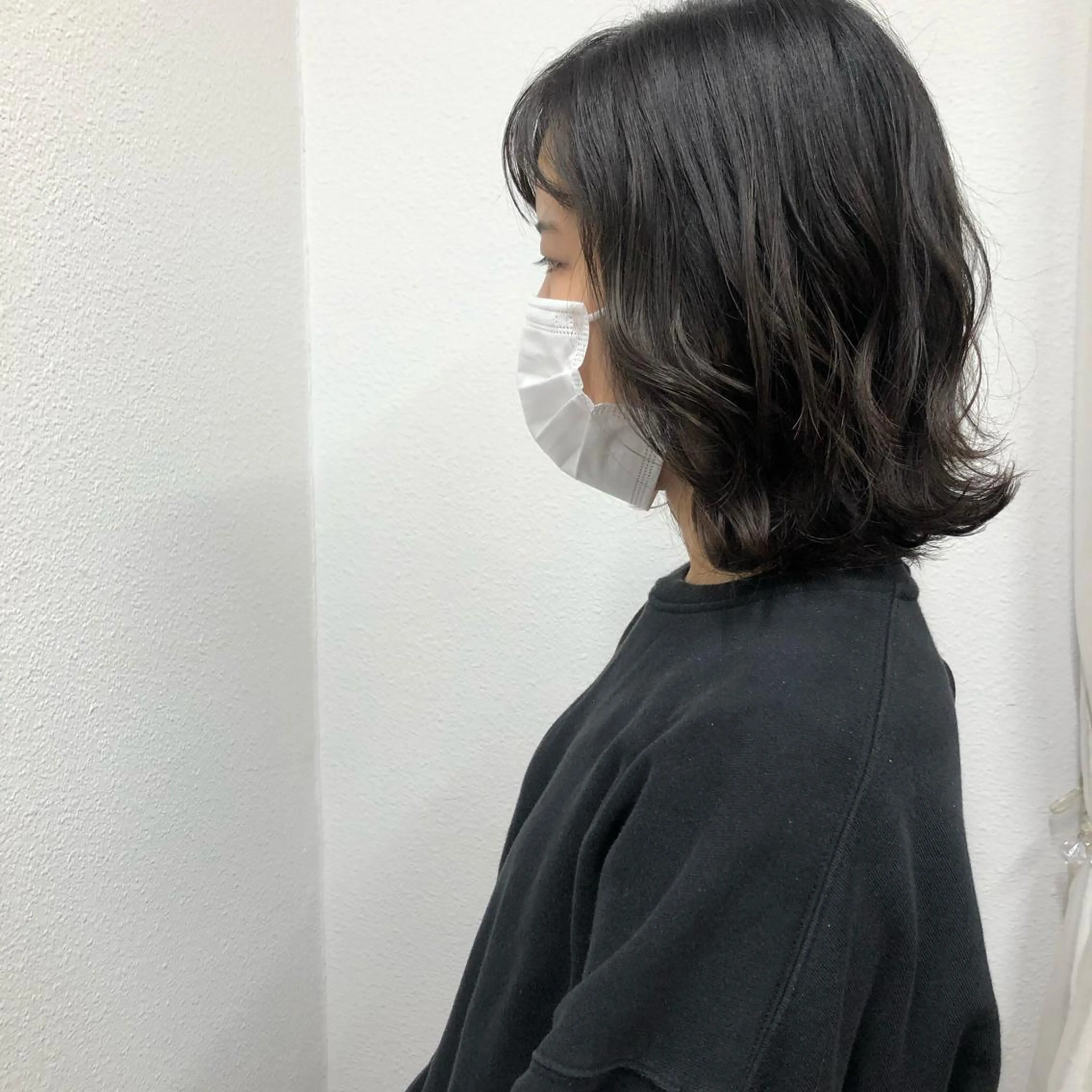 ミディアム 外ハネヘア トリートメント レイヤーカット🎀 kanaのヘアスタイル