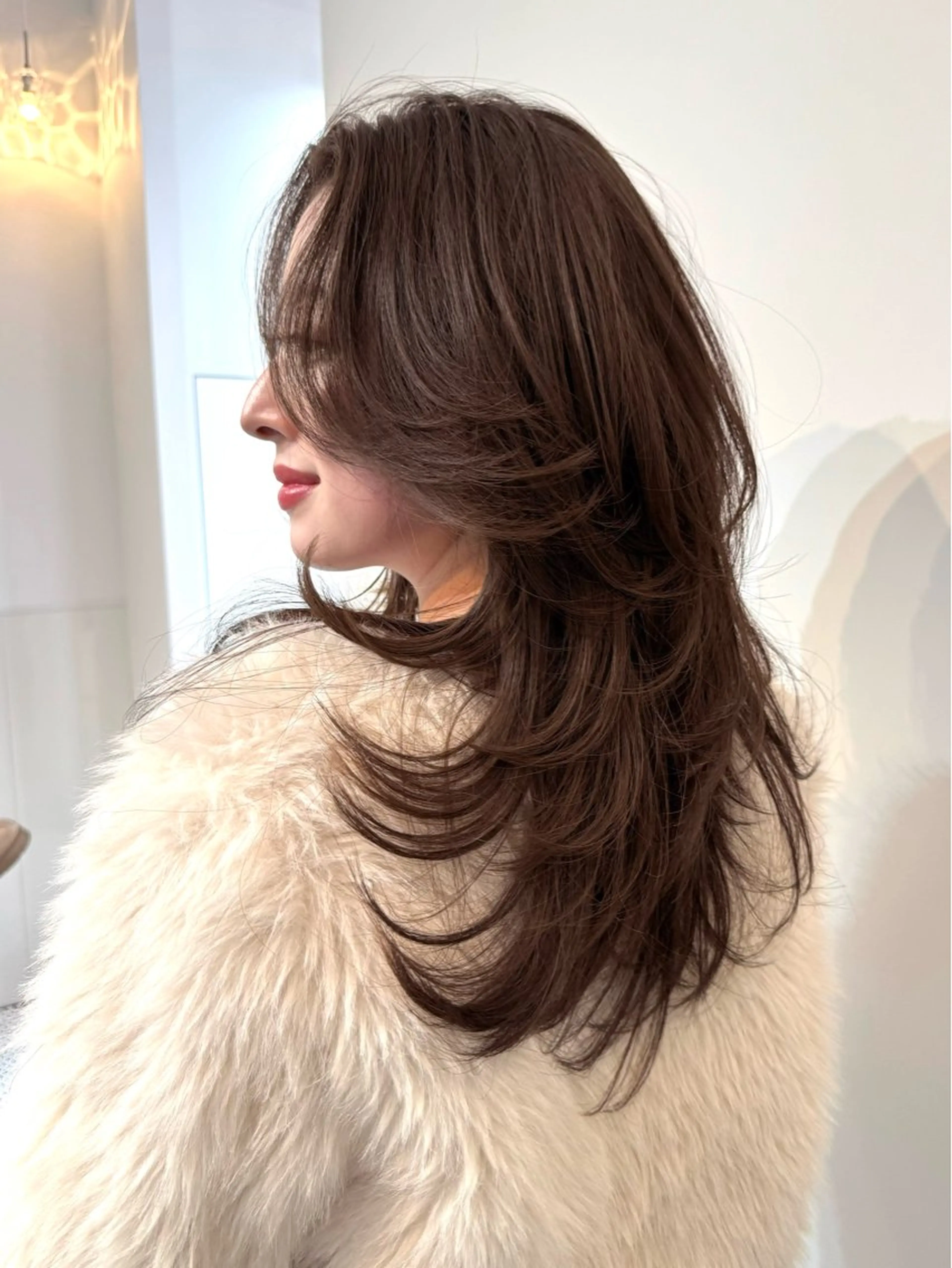 ロング ハイレイヤー レイヤーカット カット ヘアカラー トリートメント Miyu/透明感 カラー/レイヤーのヘアスタイル