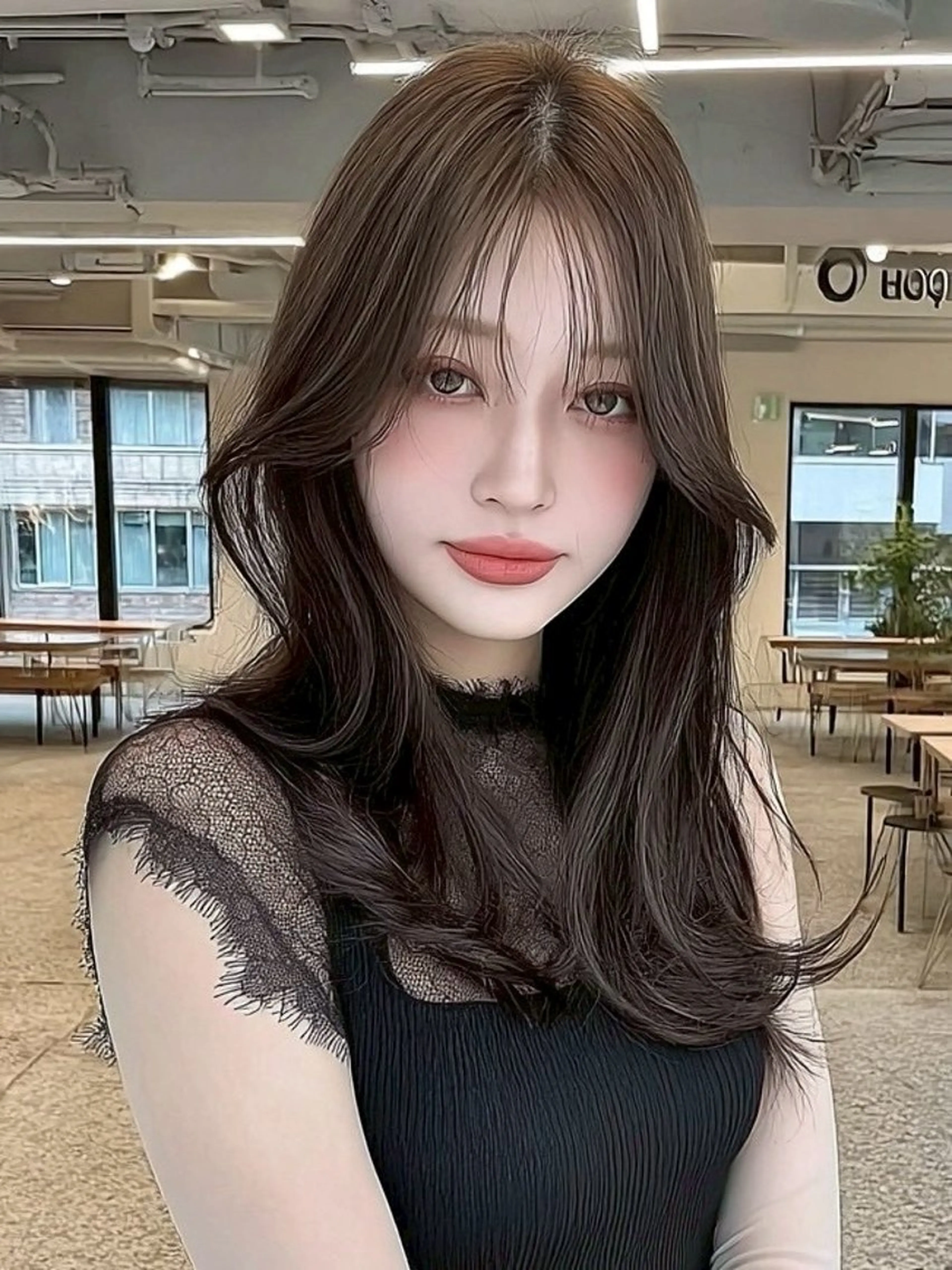 セミロング カラー トリートメント 美髪 Risaのヘアスタイル