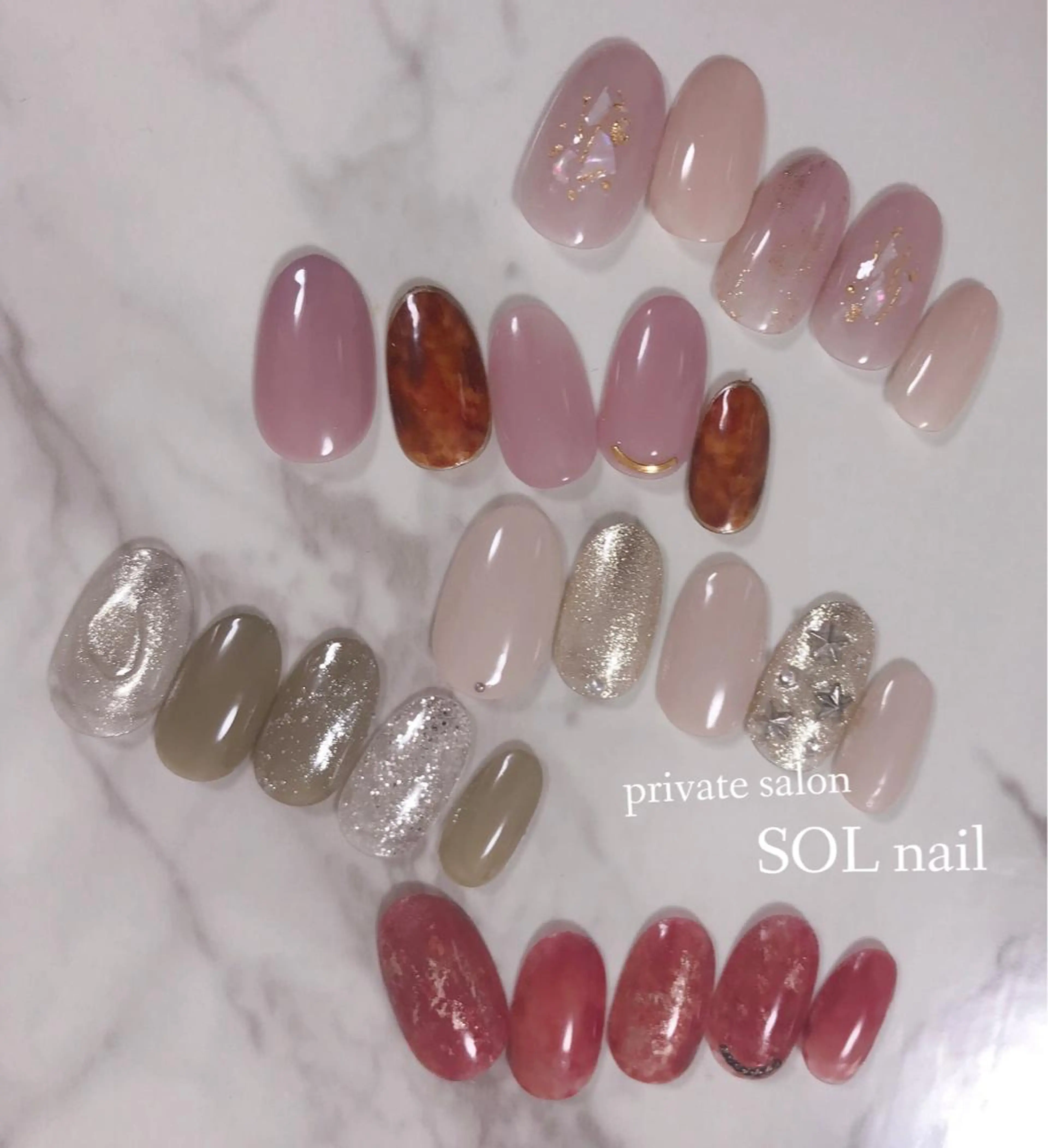ネイル ハンドネイル SOL NAILのネイルデザイン