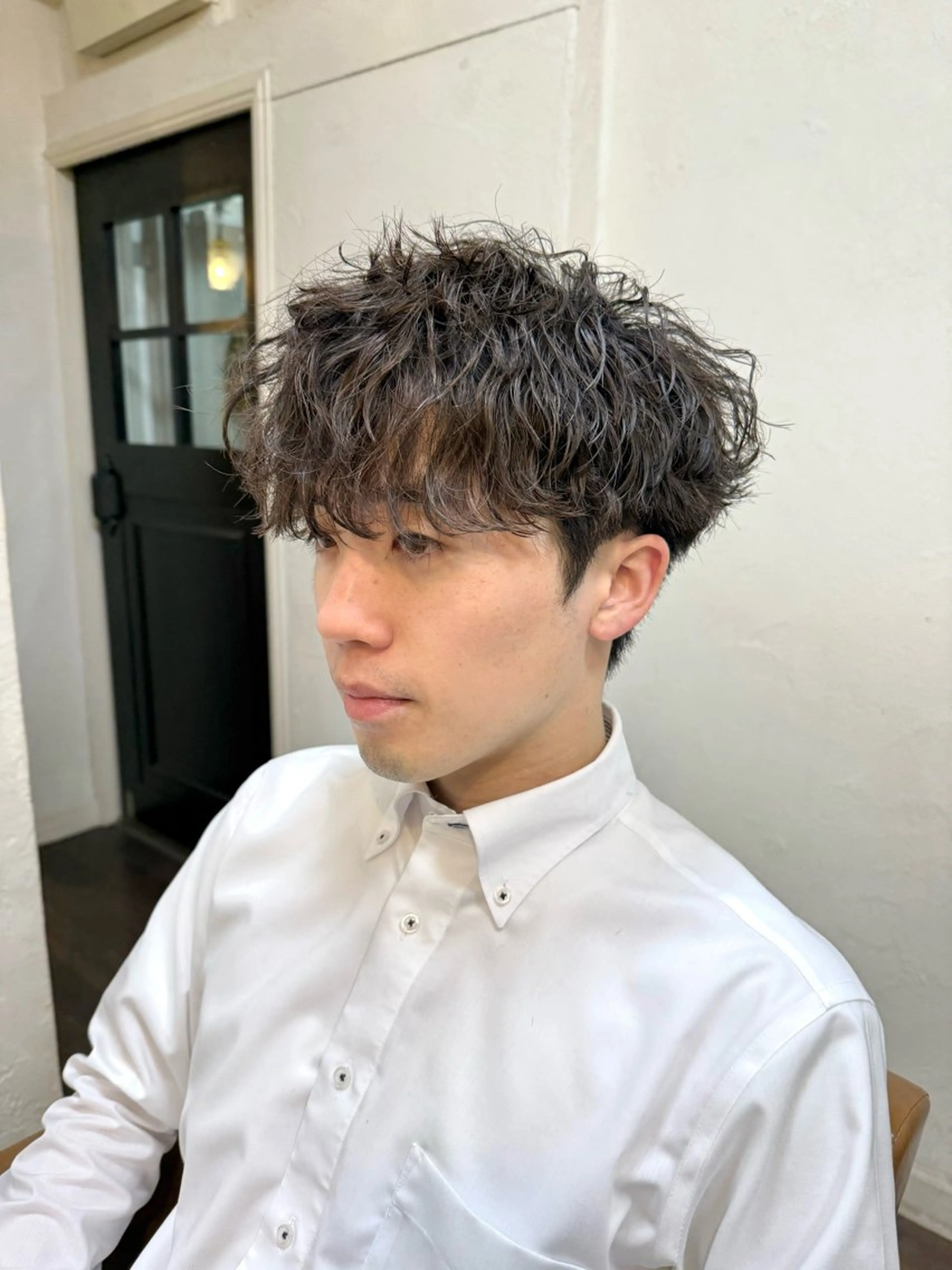 ショート パーマ メンズ メンズ/スパイキー ショート/isseyのヘアスタイル