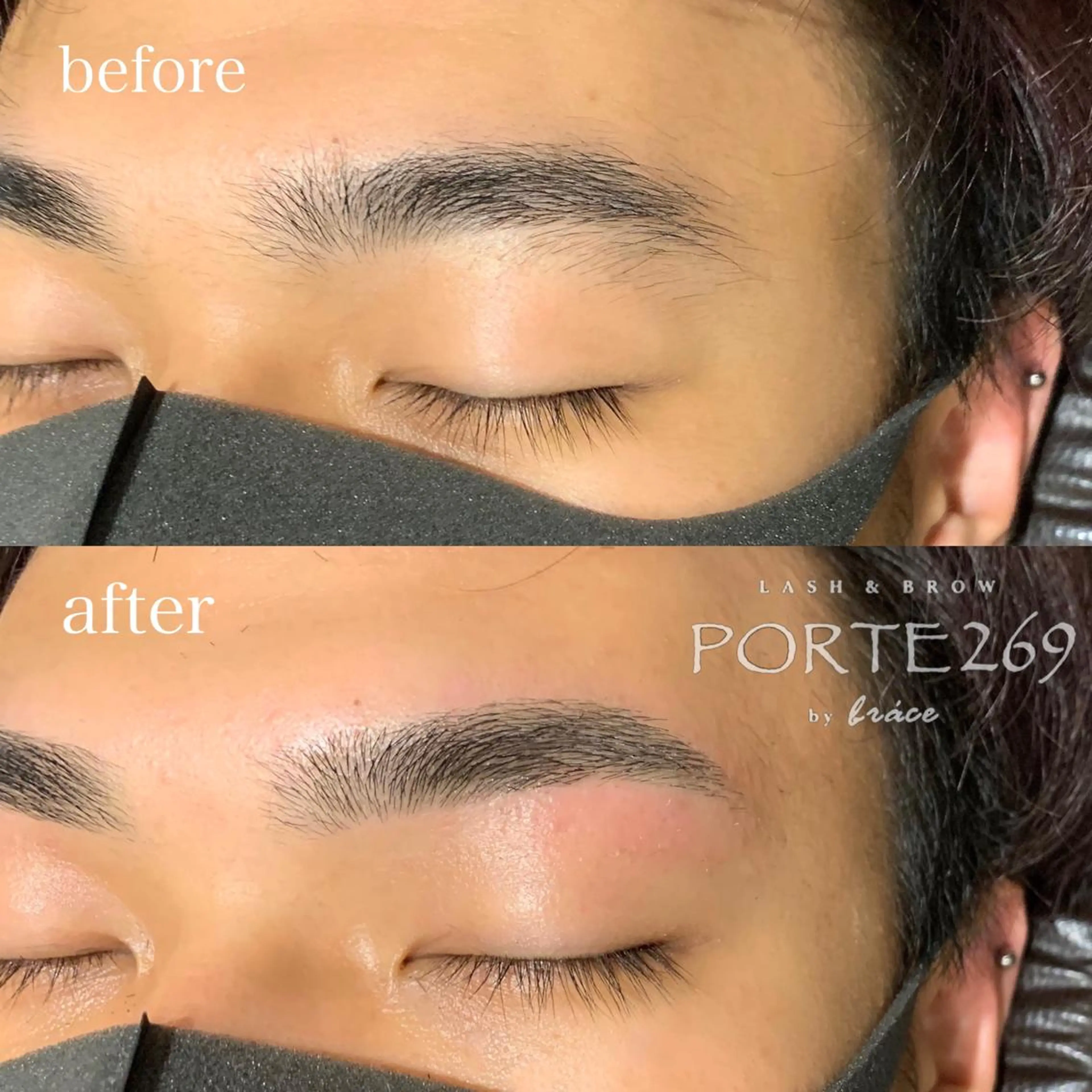 メンズ マツエク・マツパ ワックス脱毛 その他(アイブロウ) NERU  lash&brow所属・鈴木 音瑠のマツエク・マツパデザイン