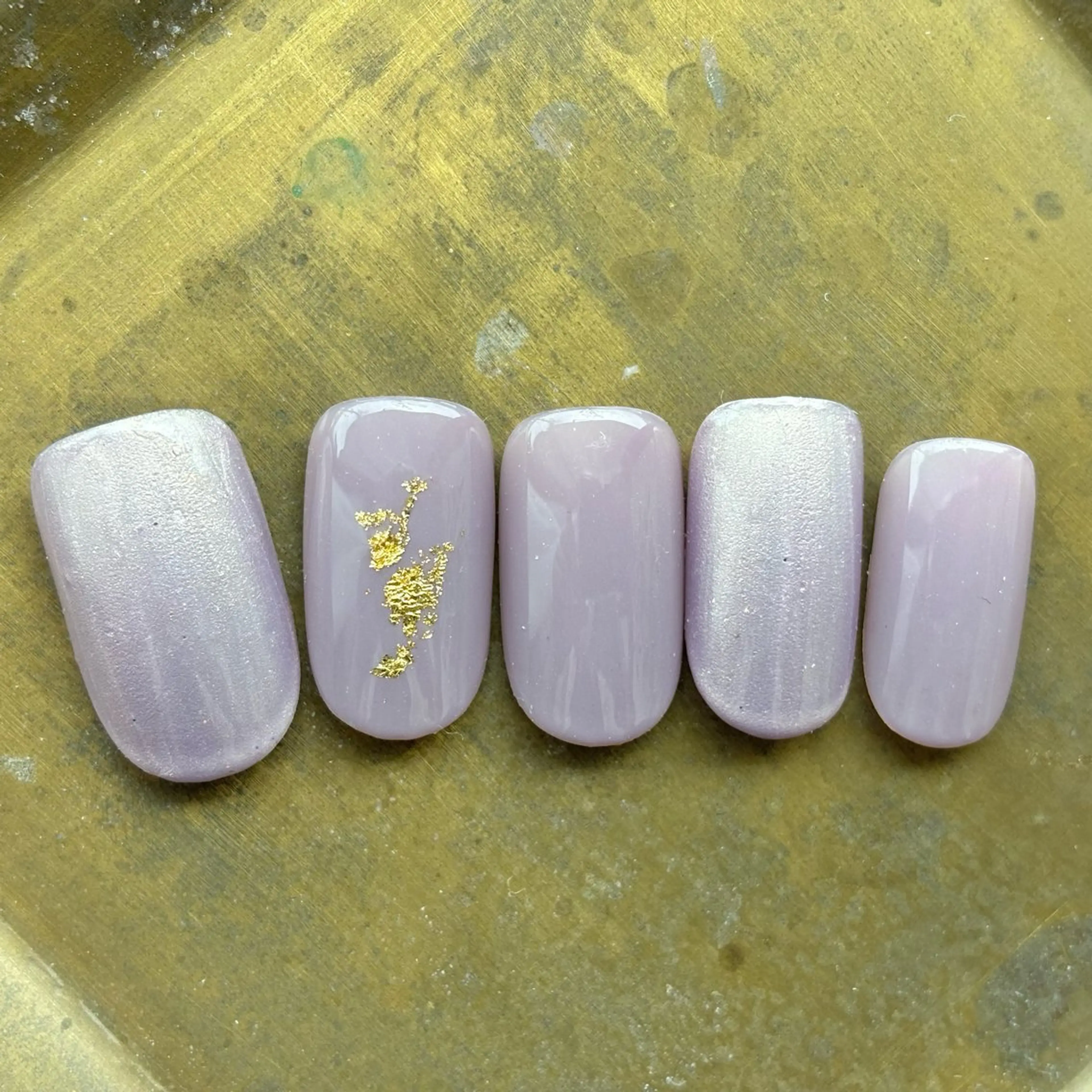 ネイル パープル 伊藤 貴恵のネイルデザイン