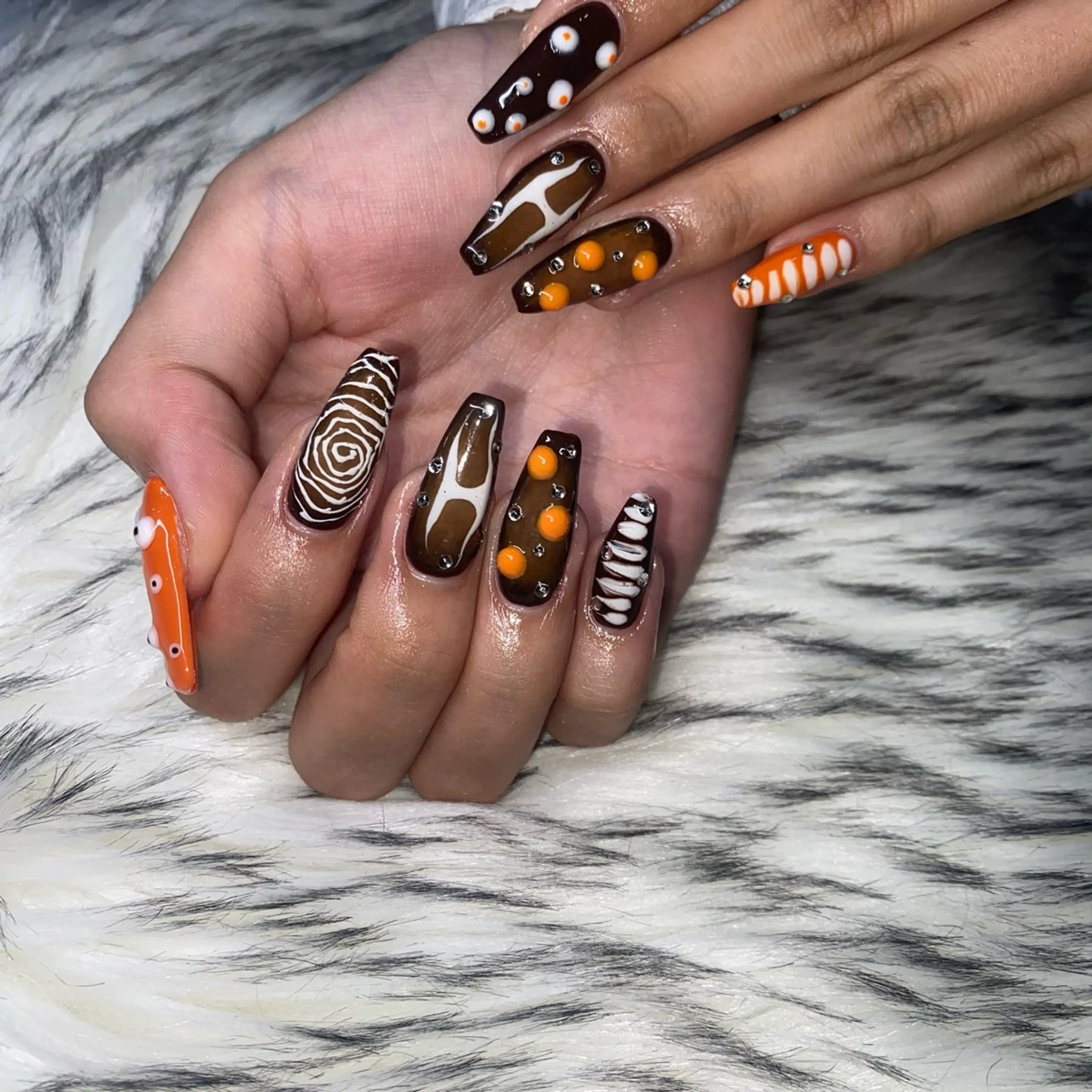 ネイル ハンドネイル la vie  Luire所属・la vie Luire ｱｽｶのネイルデザイン