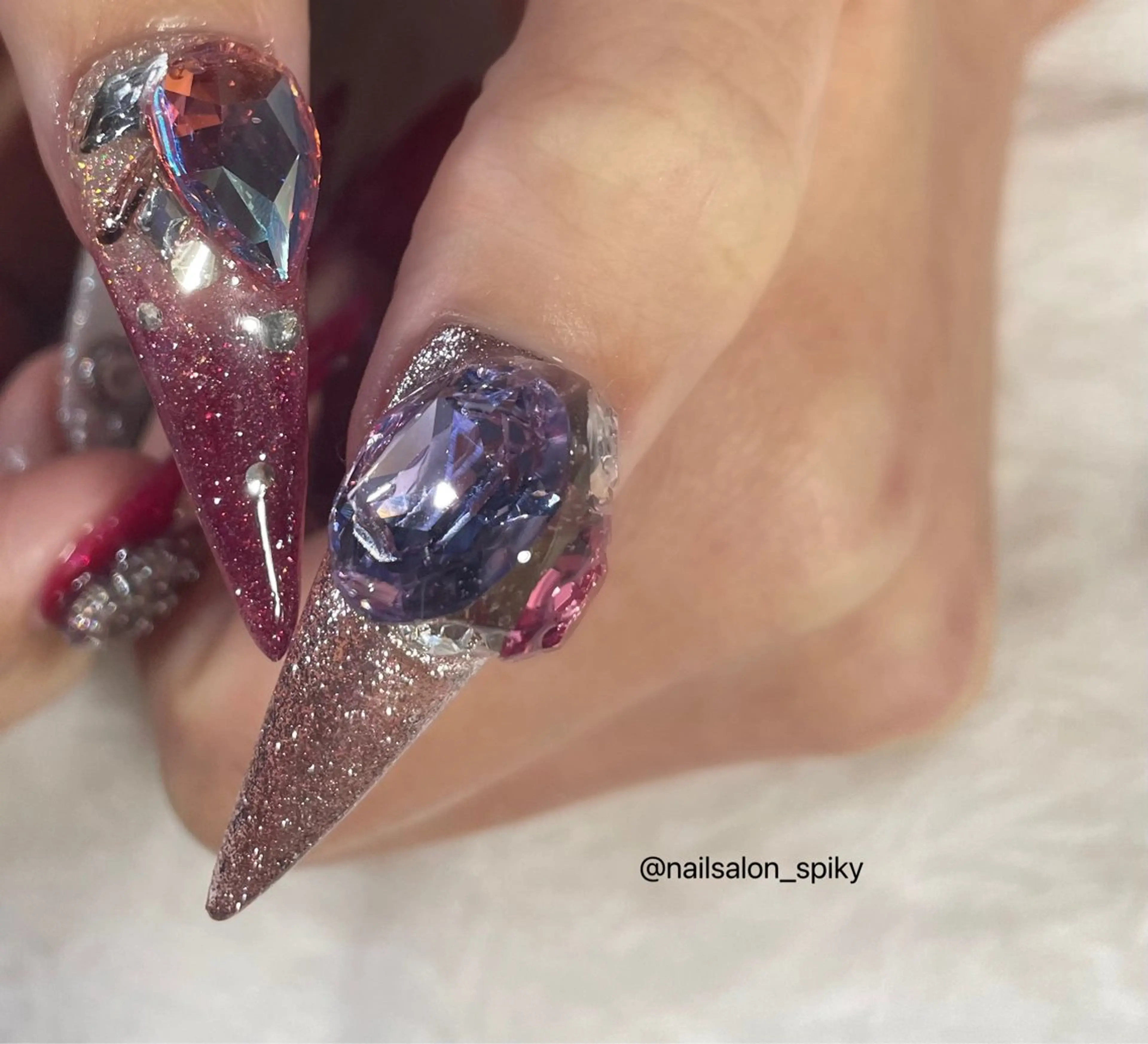 ネイル Spiky とうげ ふうかのネイルデザイン