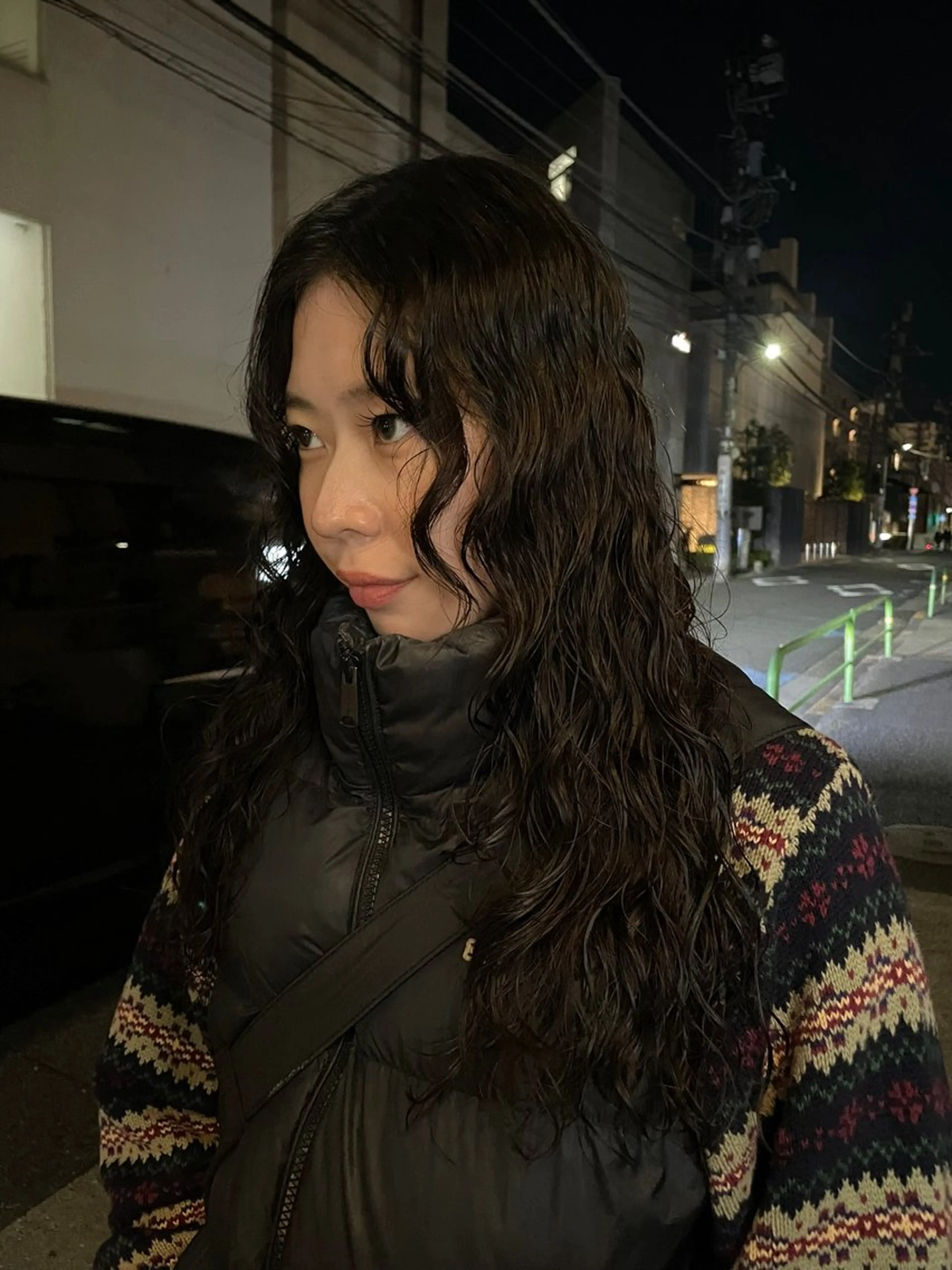 ロング パーマ パーマ トリートメント リカ/ハイトーン ・オリーブ🍀のヘアスタイル