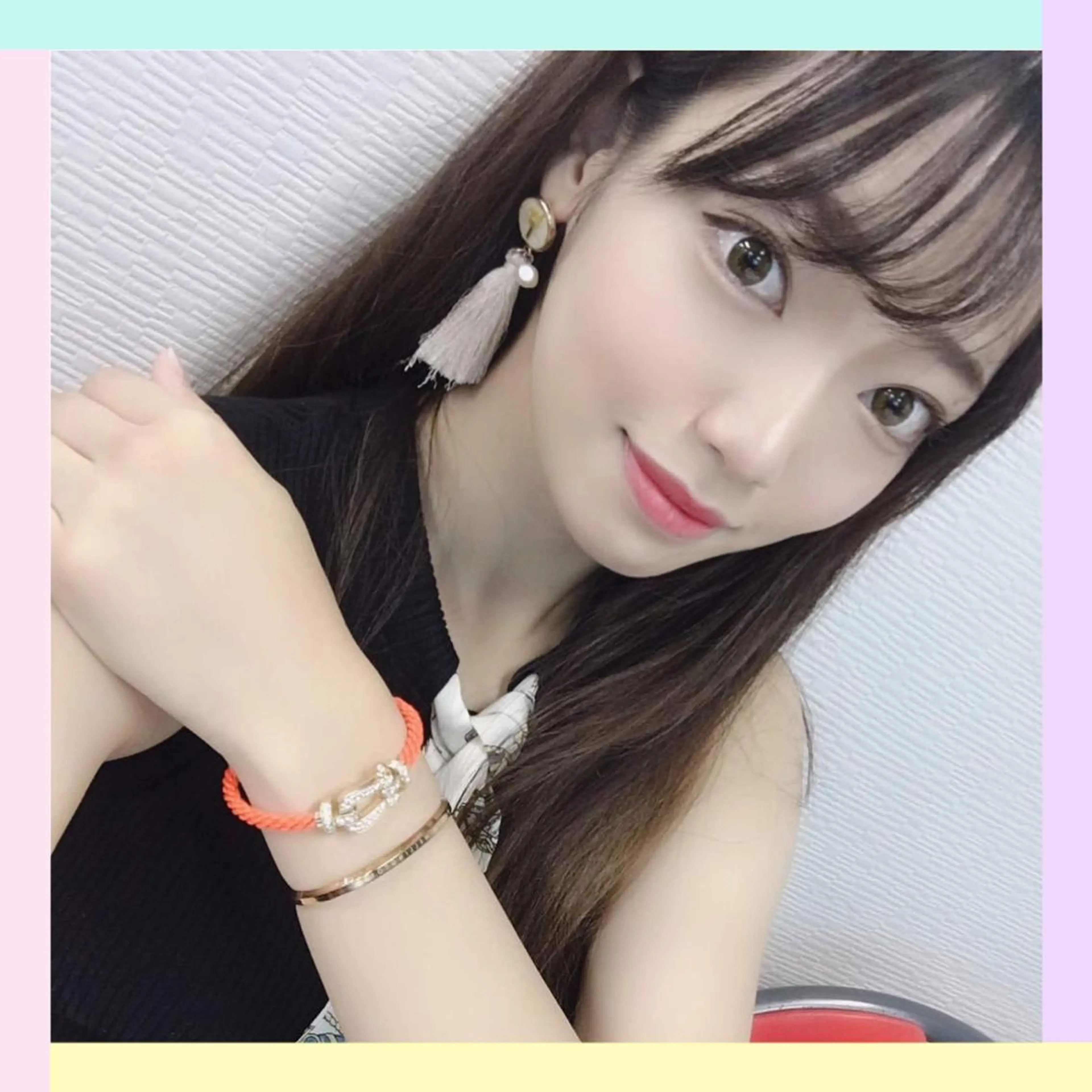 ロング カラー カット エクステ れん/ハイトーン /エクステ/韓国風のヘアスタイル