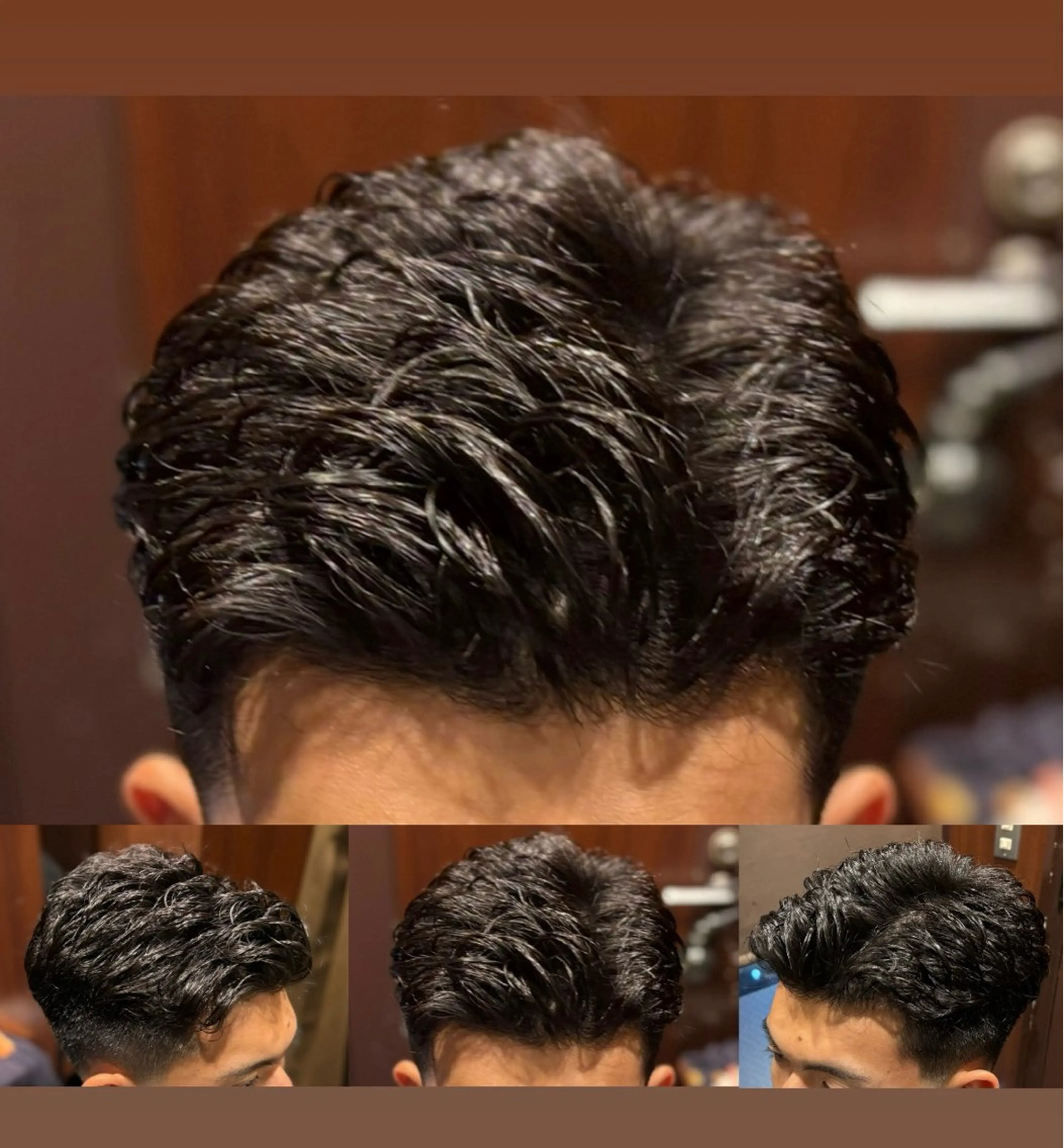 ショート パーマ メンズ メンズパーマ 七三 ヒロ銀座ヘアーサロン六本木店所属・藤沼 唯斗※注意事項必読※のヘアスタイル