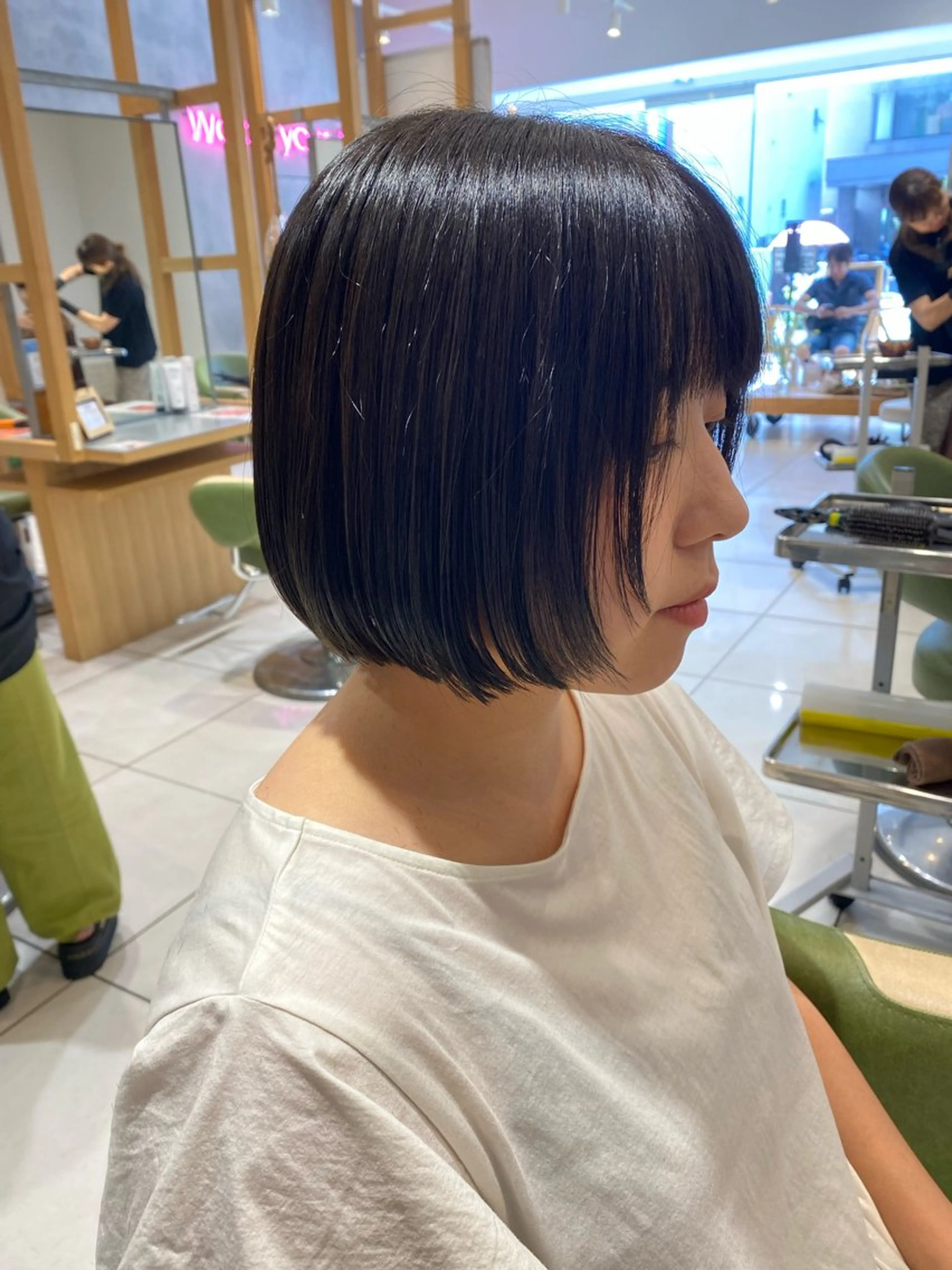 ショート ふじ ここなのヘアスタイル