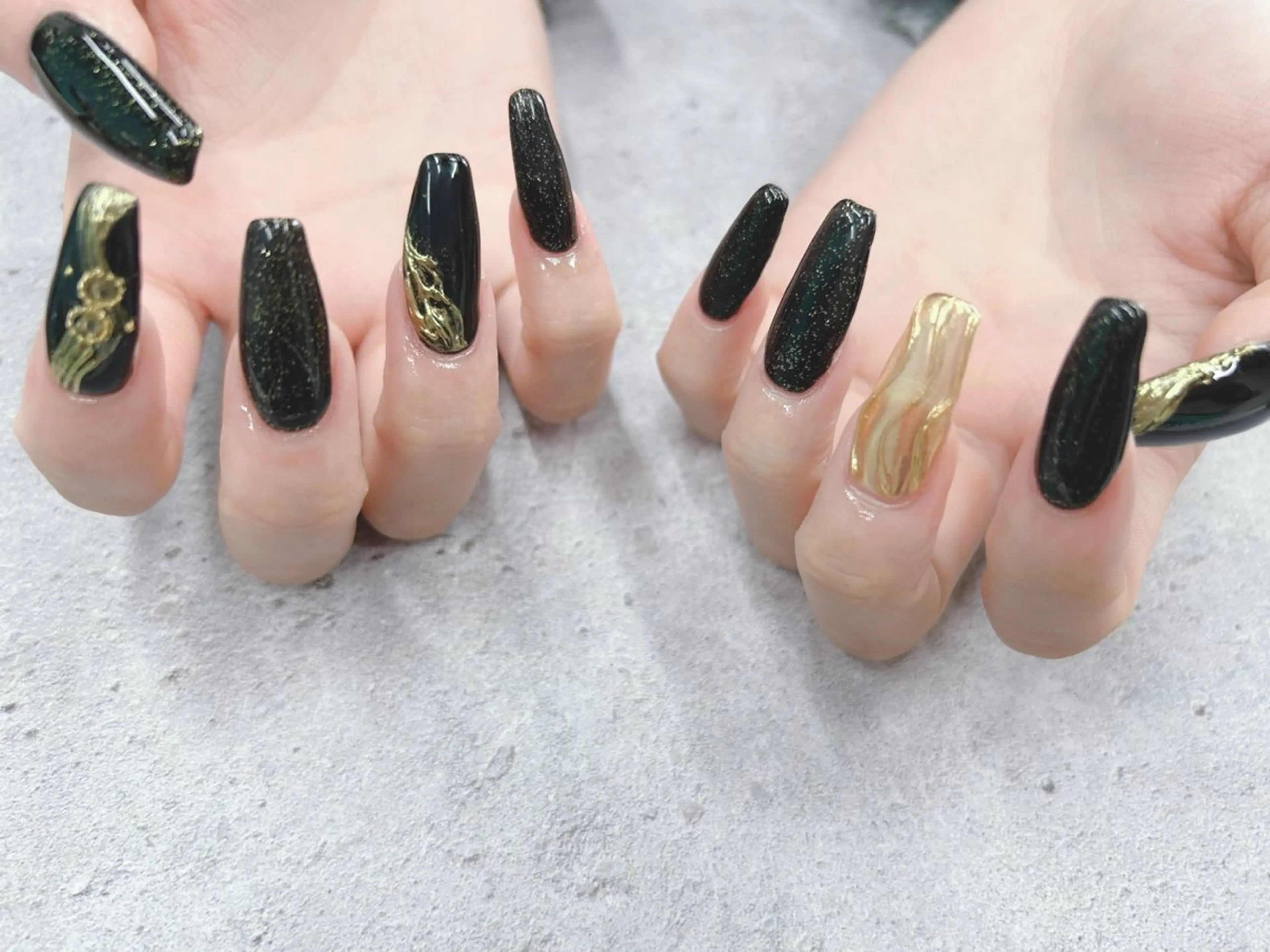 ネイル 成人式 ハンドネイル Nail Salon agré所属・agré ネイルサロン　アグレのネイルデザイン