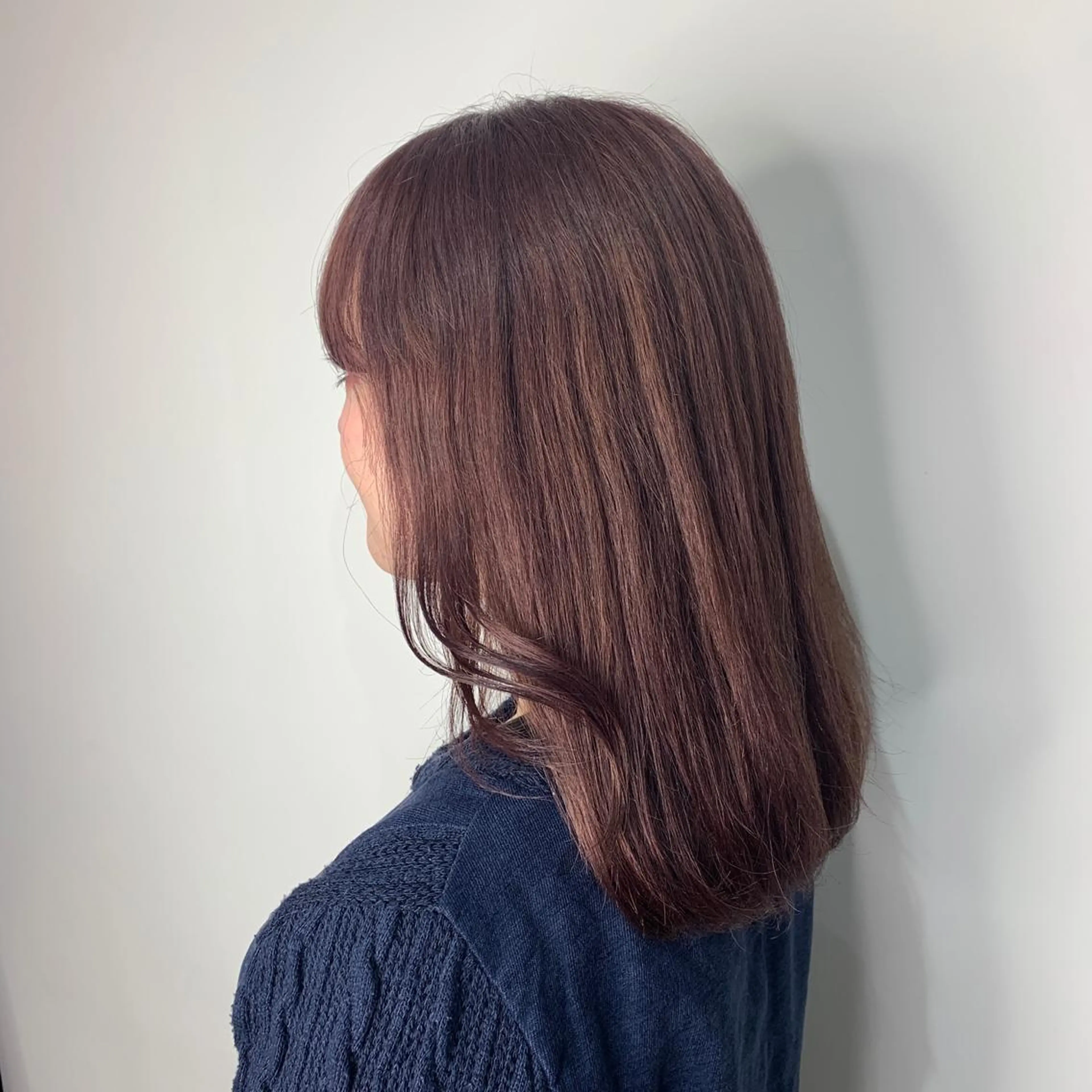 セミロング カラー ヘアカラー トリートメント HARUKA韓国ヘア /Luana梅田のヘアスタイル