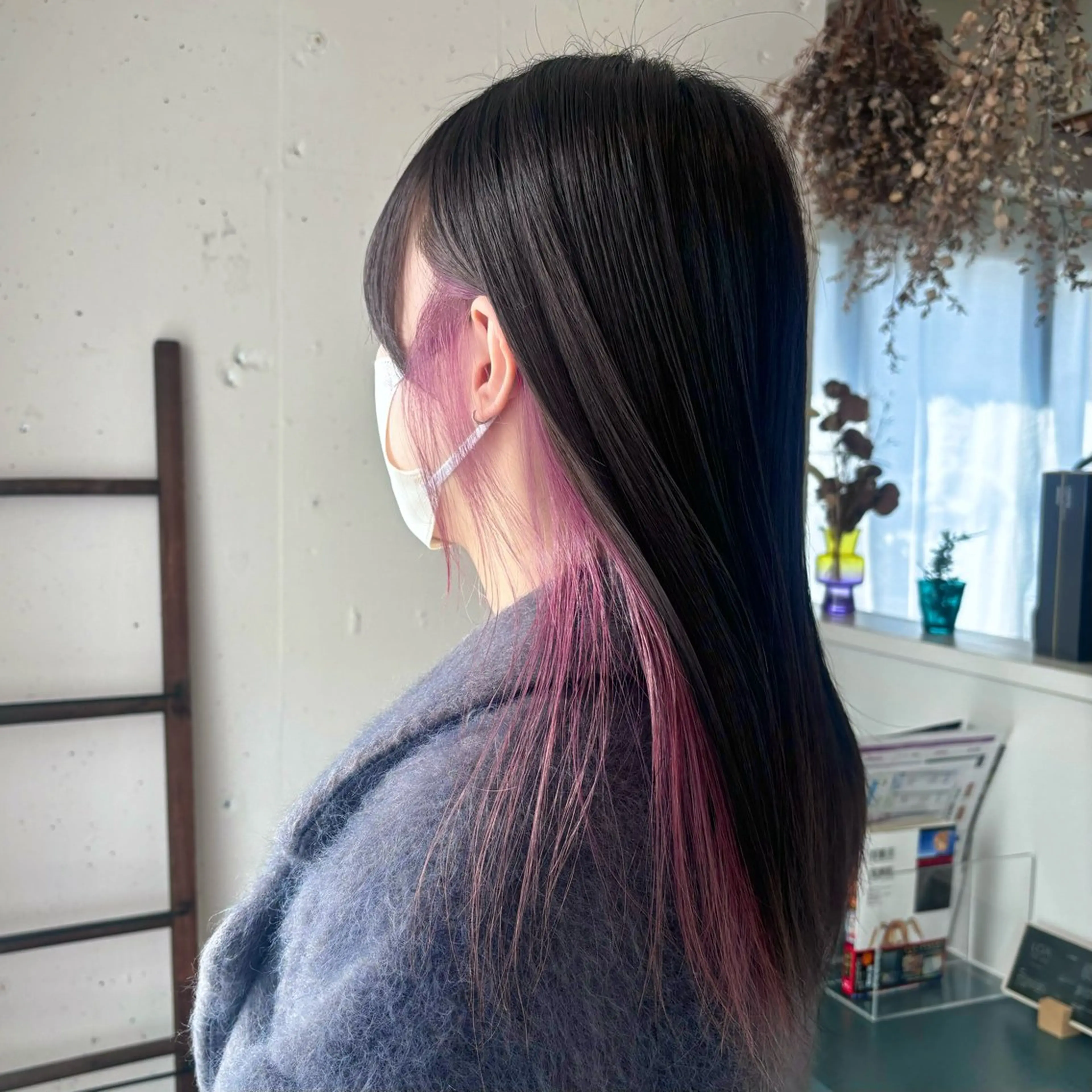 【🌷チラ見え🌷】インナーカラー・イヤリングカラーの写真