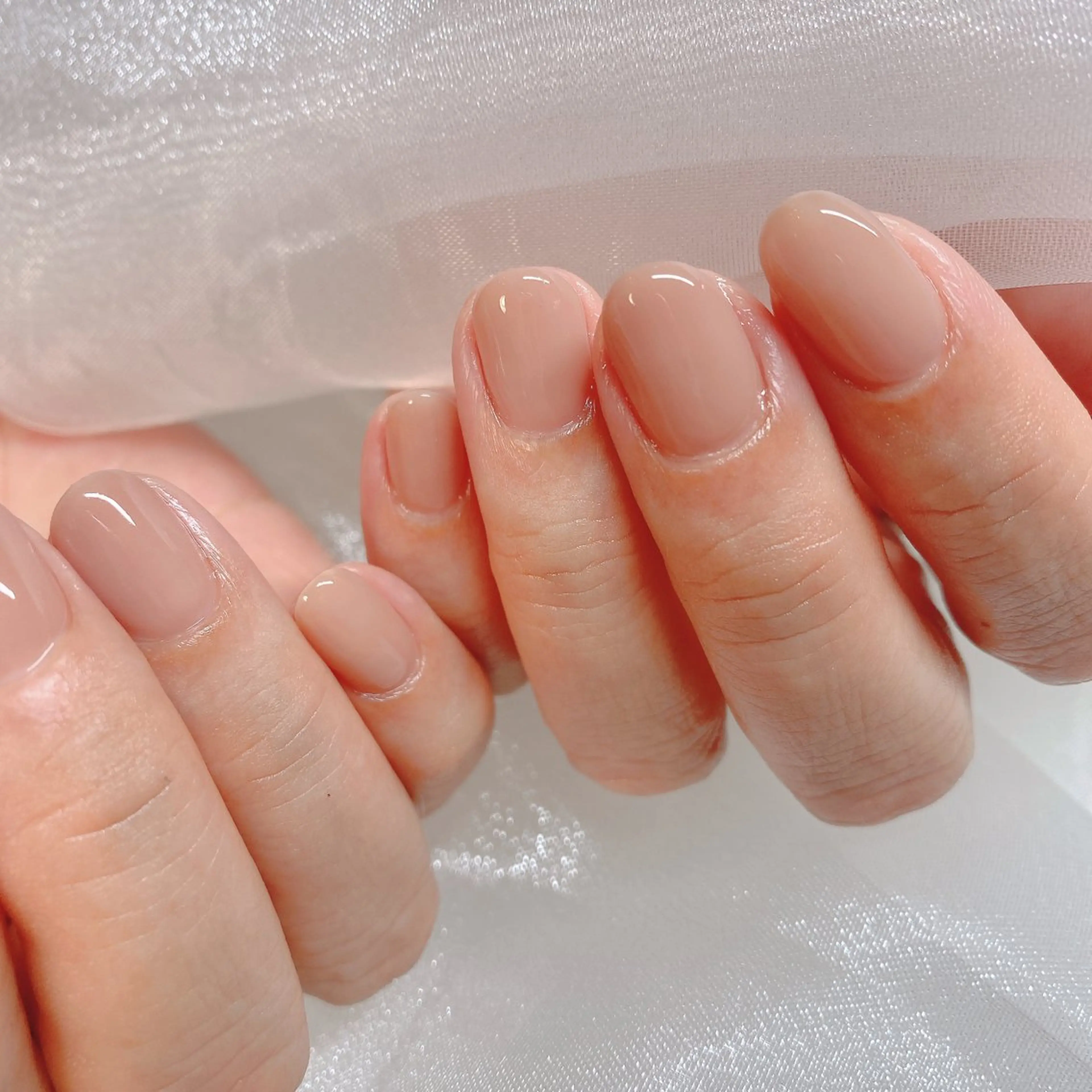 ネイル ワンカラーネイル 大人キレイ 𝑁𝑖𝑥𝑖𝑠のネイルデザイン