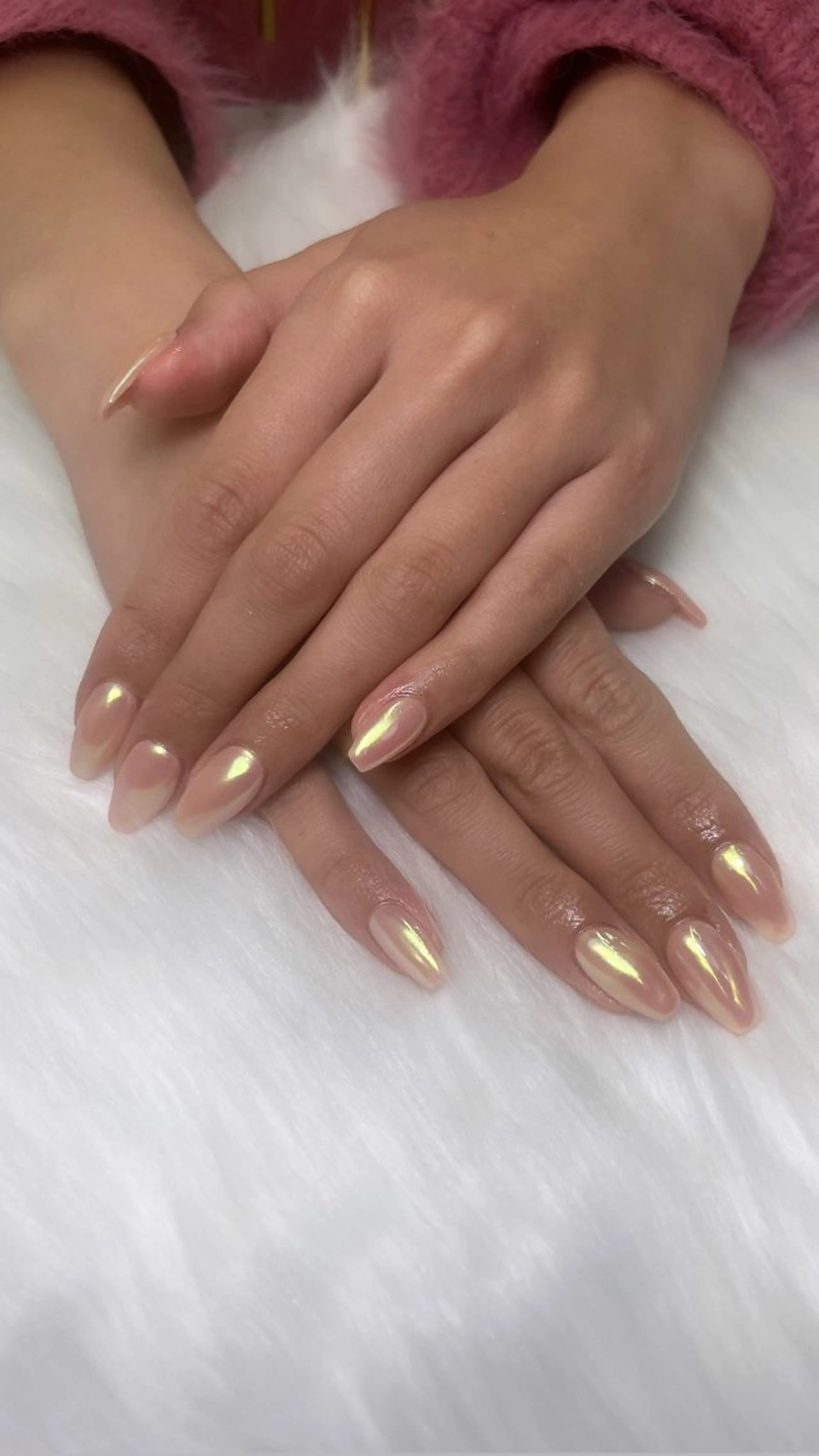 ネイル オーロラネイル ハンドネイル フットネイル limo/ kotomiのネイルデザイン