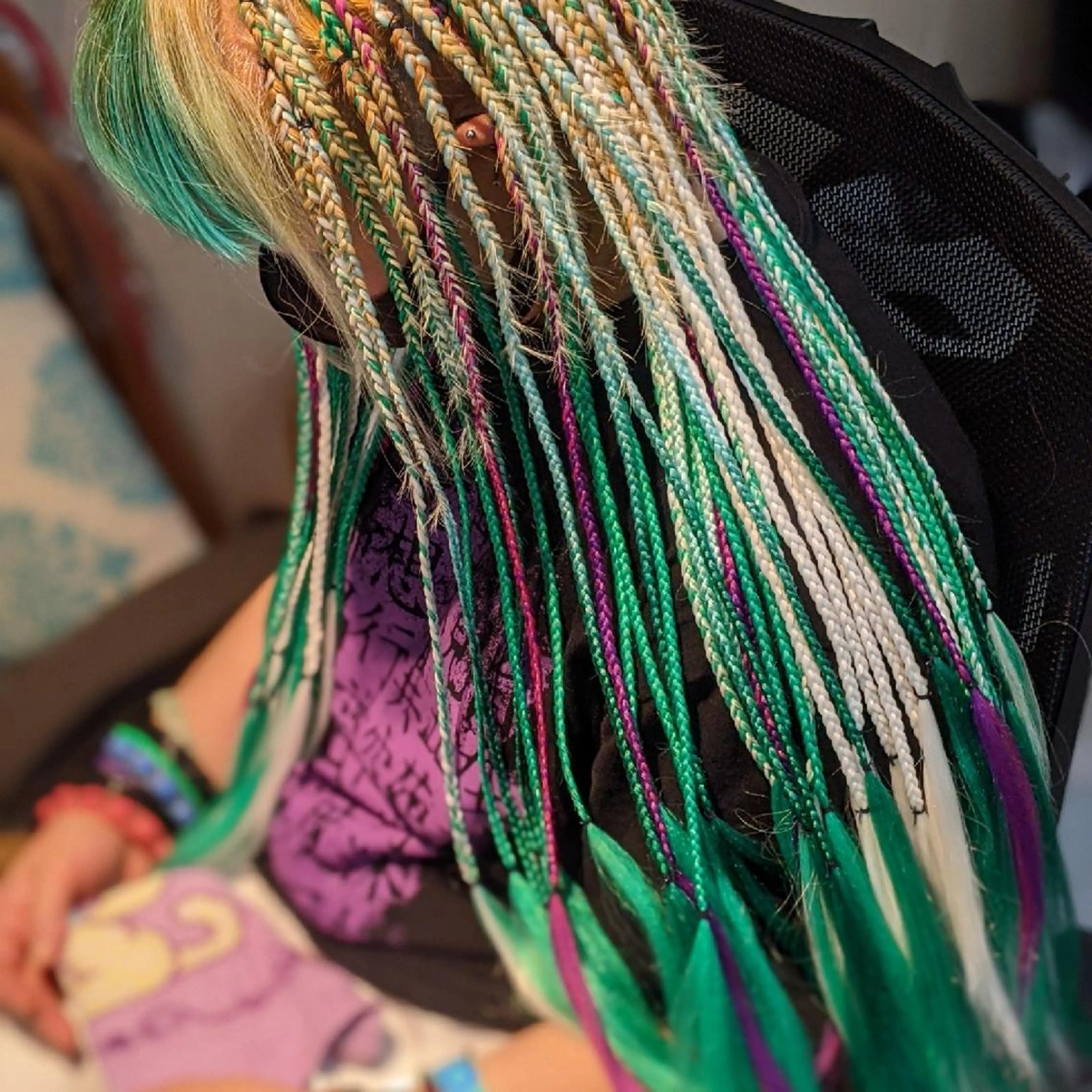 ロング ヘアアレンジ エクステ scamp ★のヘアスタイル