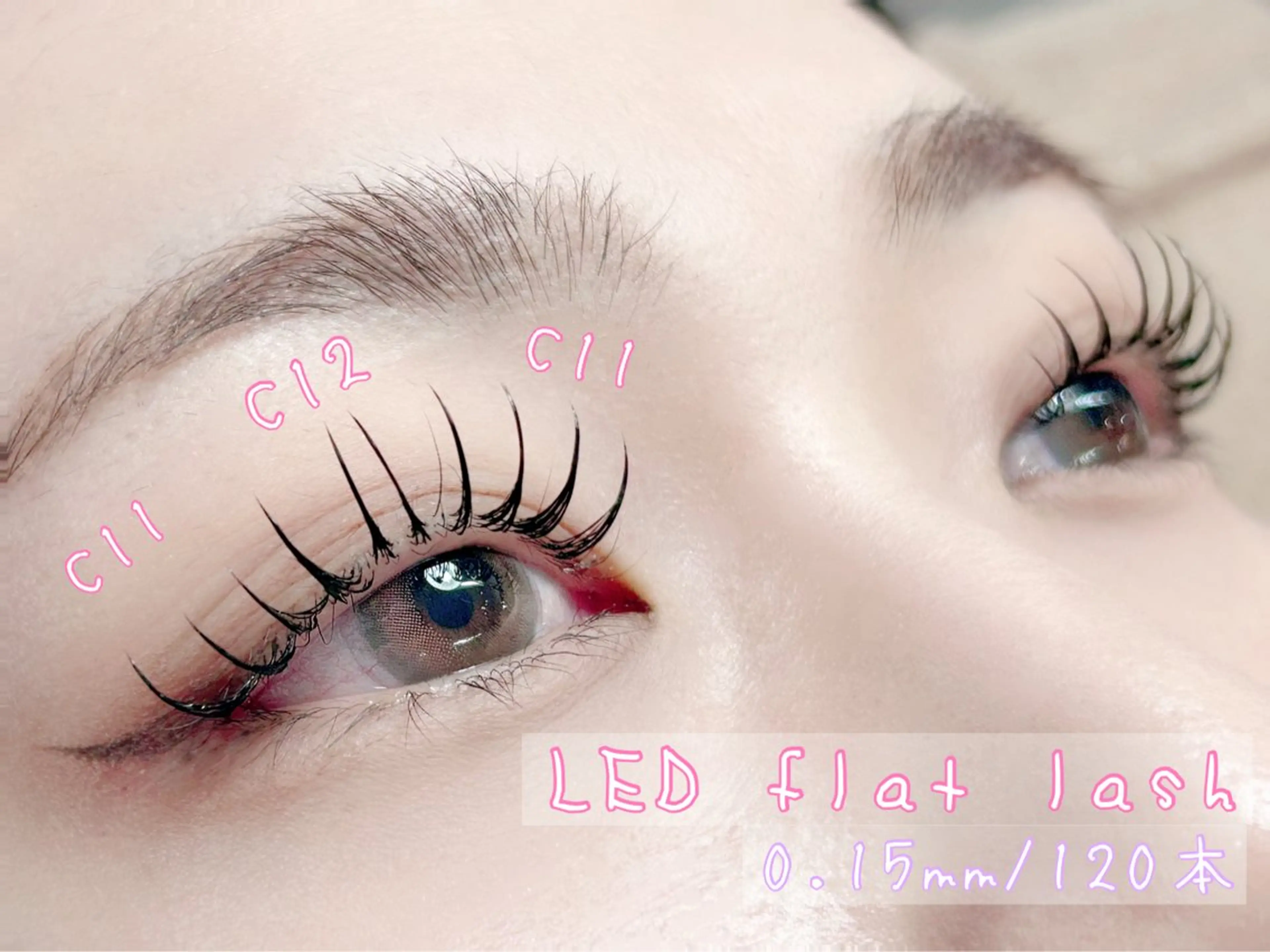 マツエク・マツパ 束感まつ毛 マツエク memoto あびこ🌷´-のマツエク・マツパデザイン