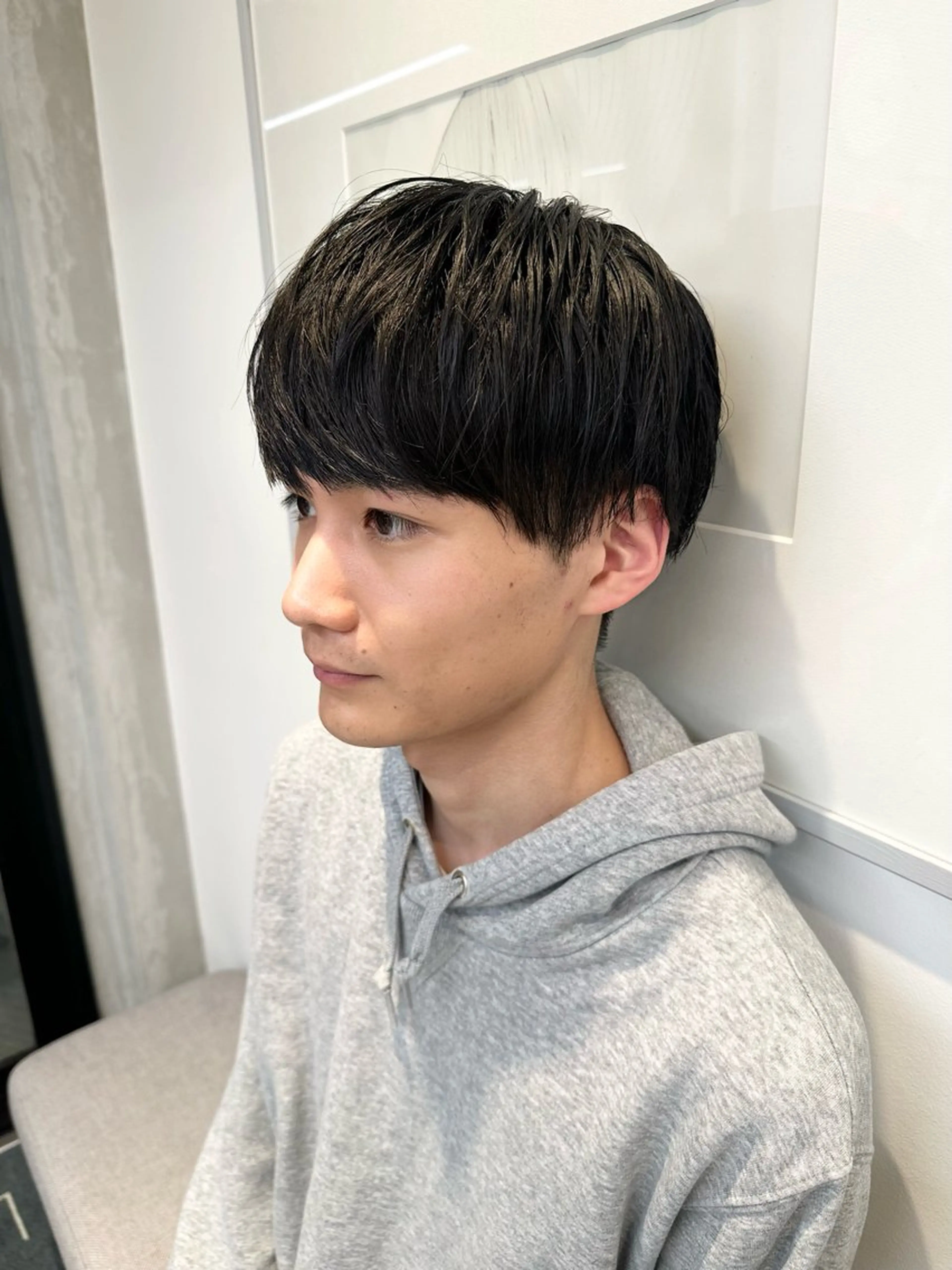 メンズ レイヤー小顔ショート 吉田ジョウのヘアスタイル
