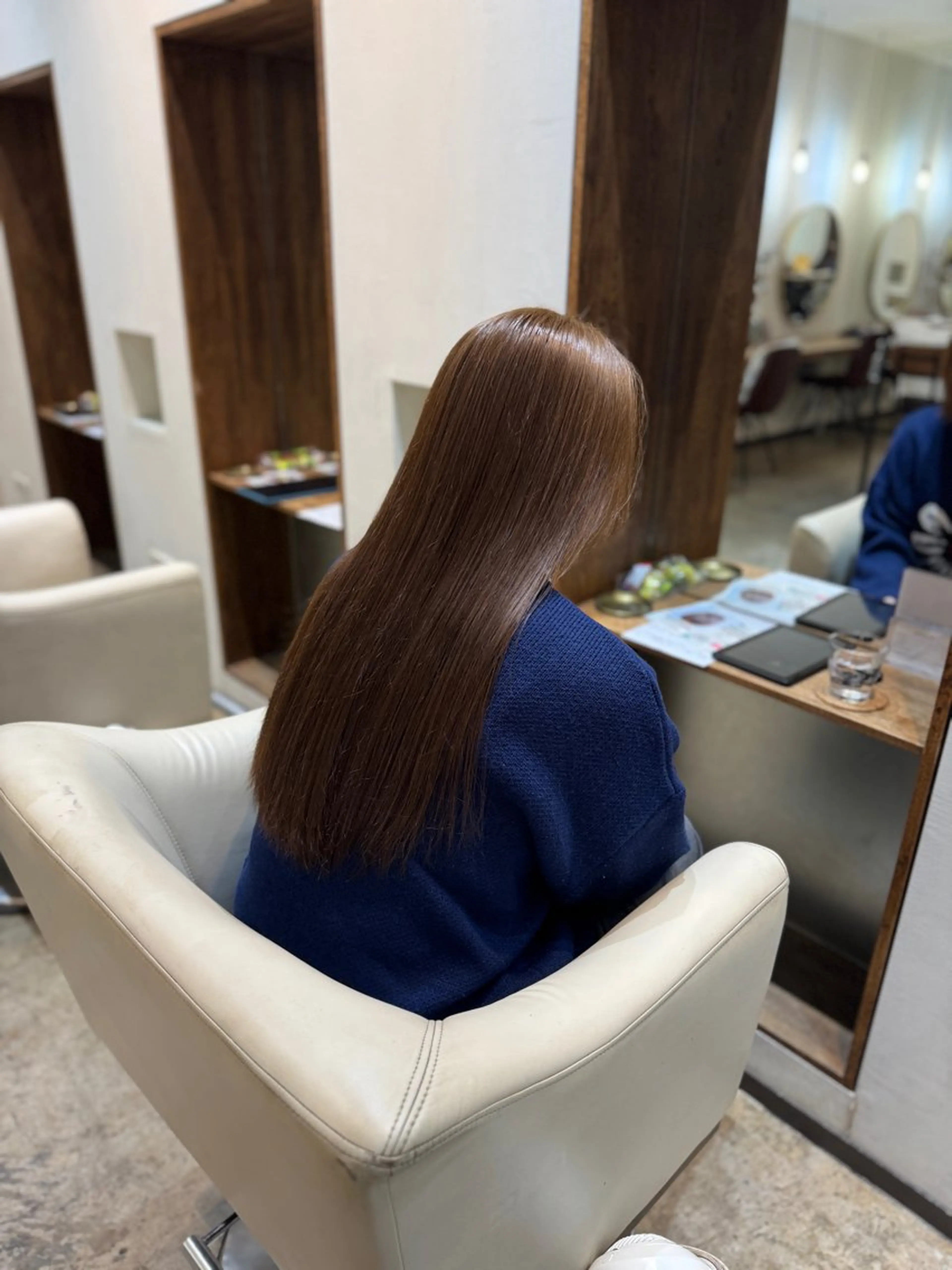 ロング カラー ブリーチ ダブルカラー ブリーチなしカラー ブリーチ無しダブル カラー特化/🫧中村のヘアスタイル