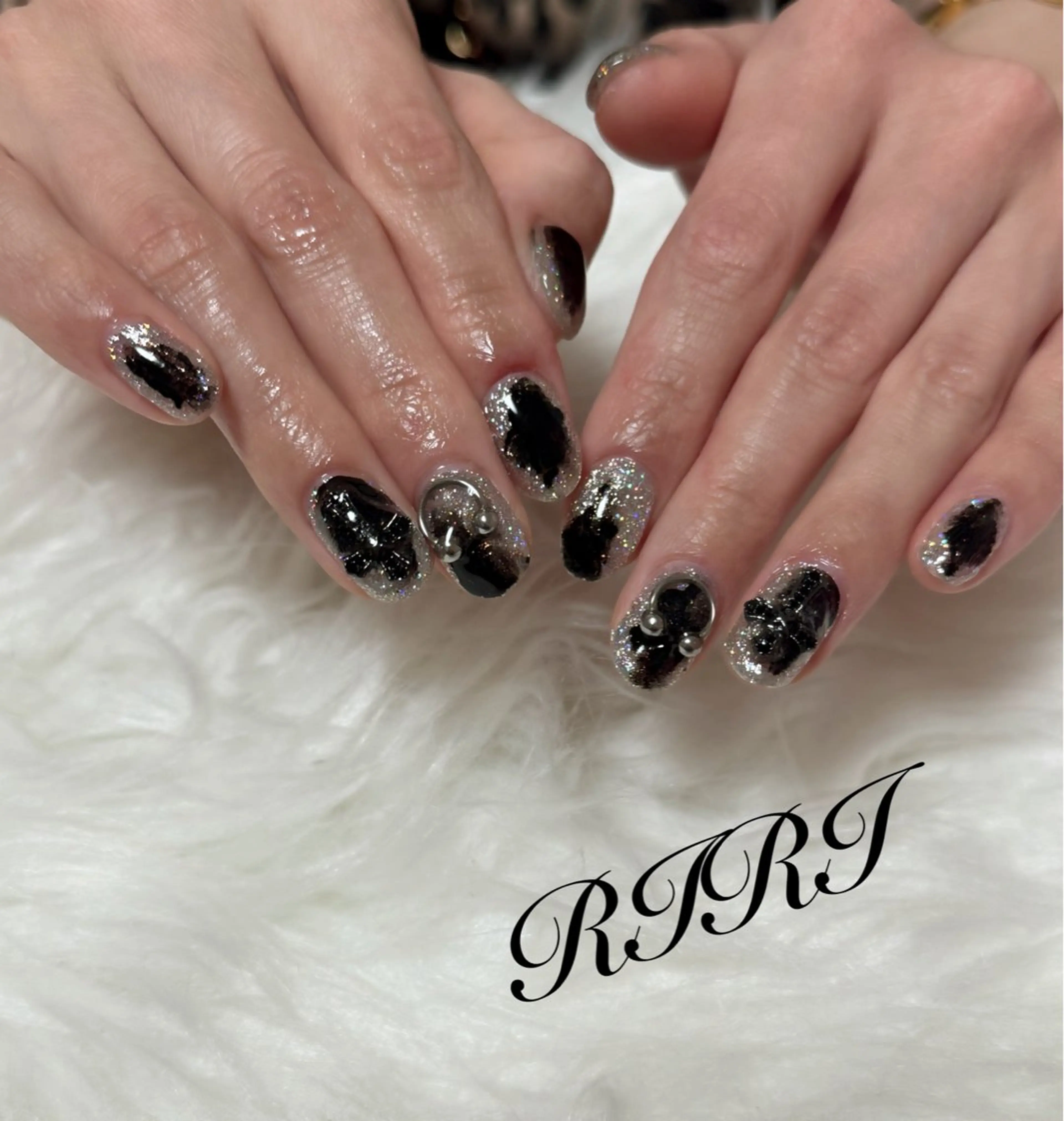 ネイル ジェルネイル ロングネイル スカルプネイル シンプルネイル 春ネイル ハンドネイル riri オーナーのネイルデザイン