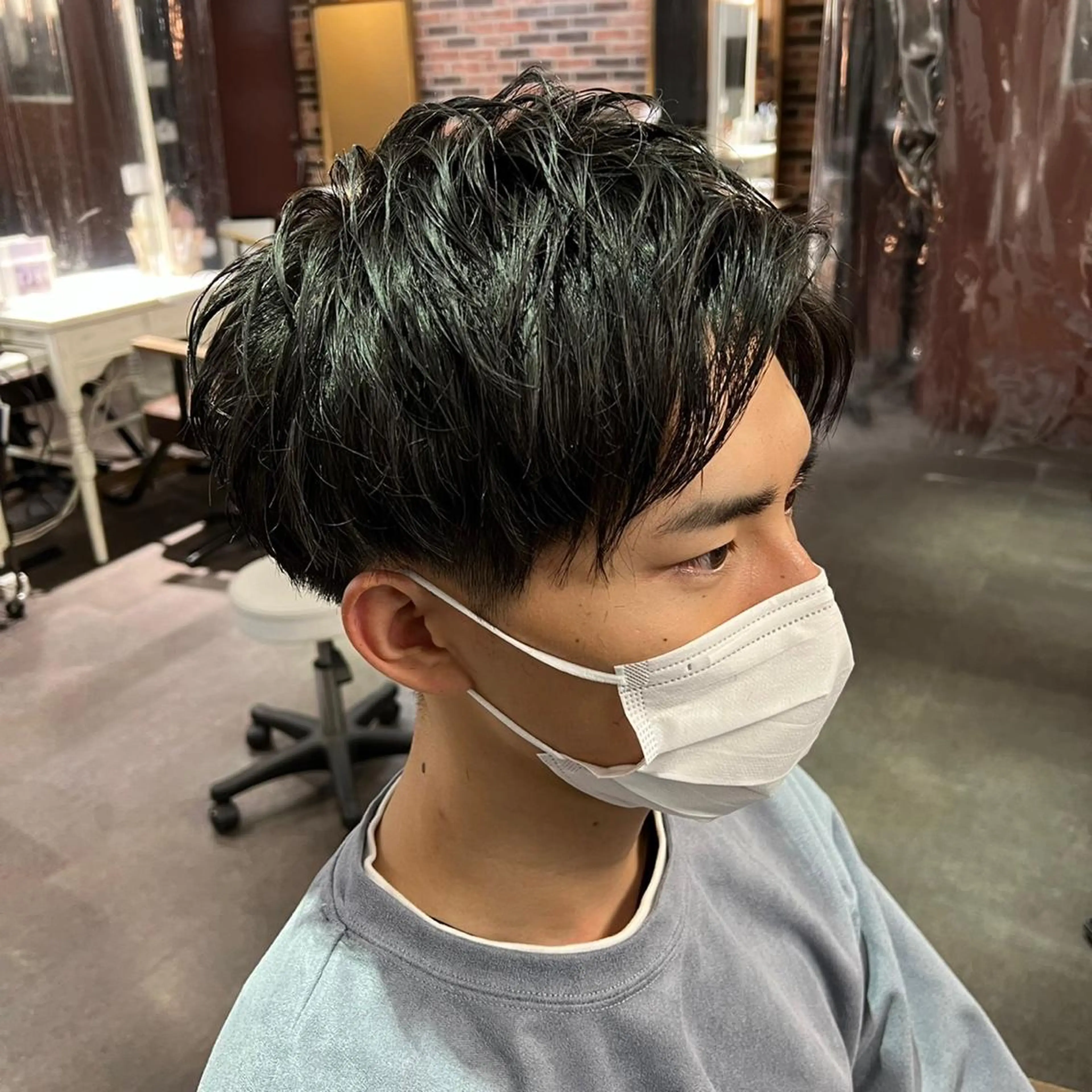 メンズ grace by happiness所属・艶髪/巻ける縮毛矯正 /髪質改善naoのヘアスタイル