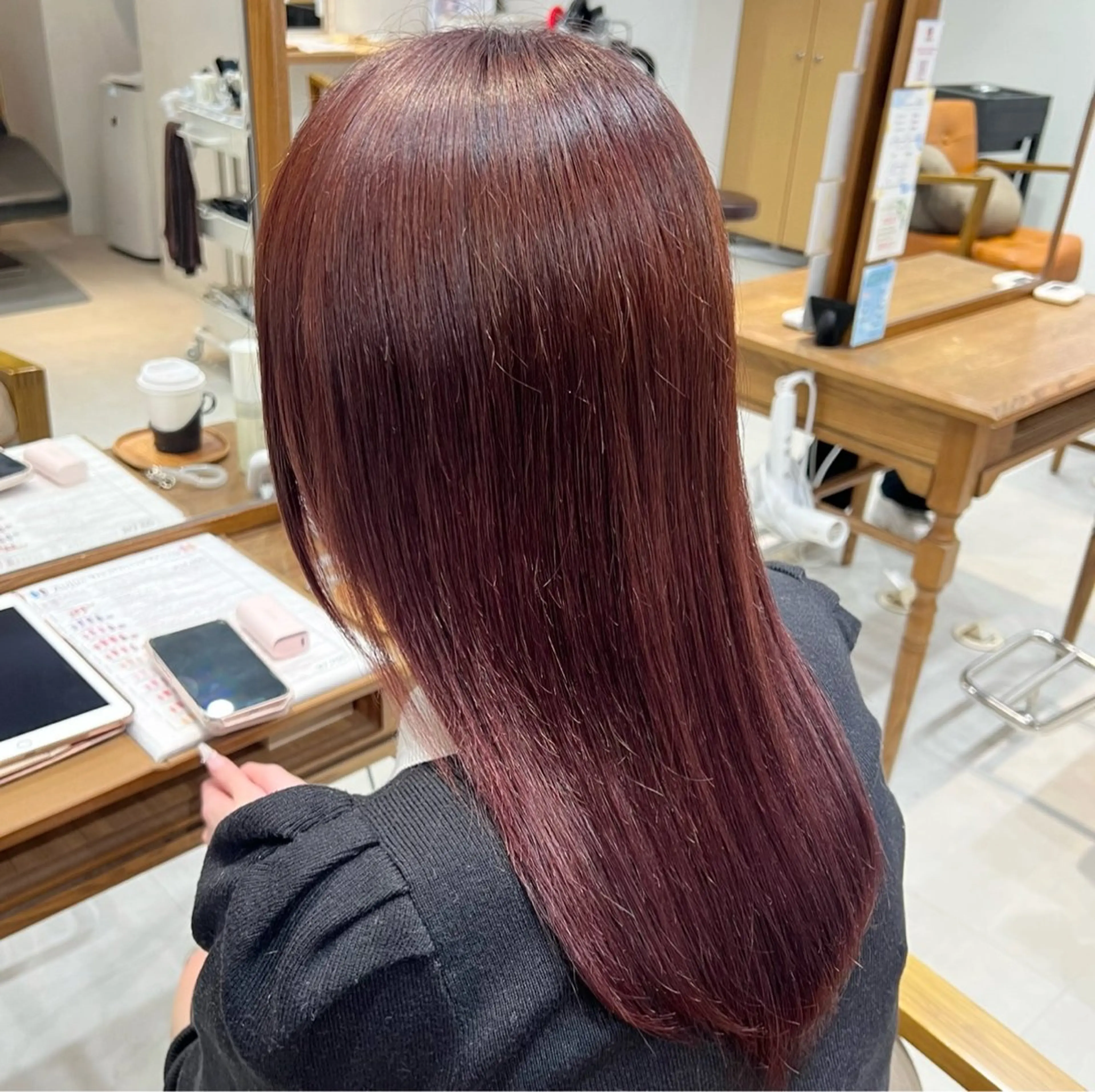 ロング カラー ヘアカラー 🫧艶髪カラー🫧 伊原修子のヘアスタイル